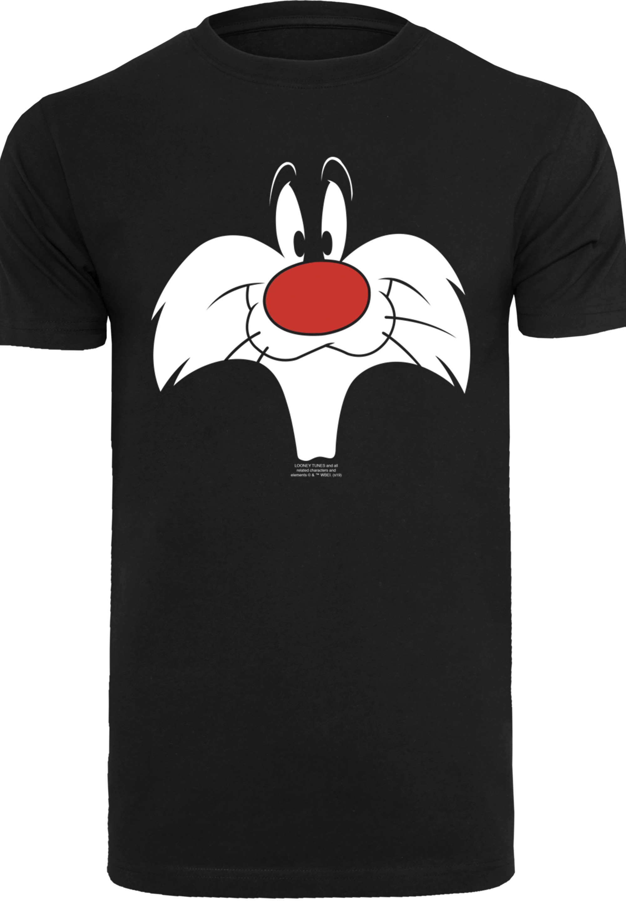 F4NT4STIC T-Shirt »Looney Tunes Sylvester Big Face«, Print