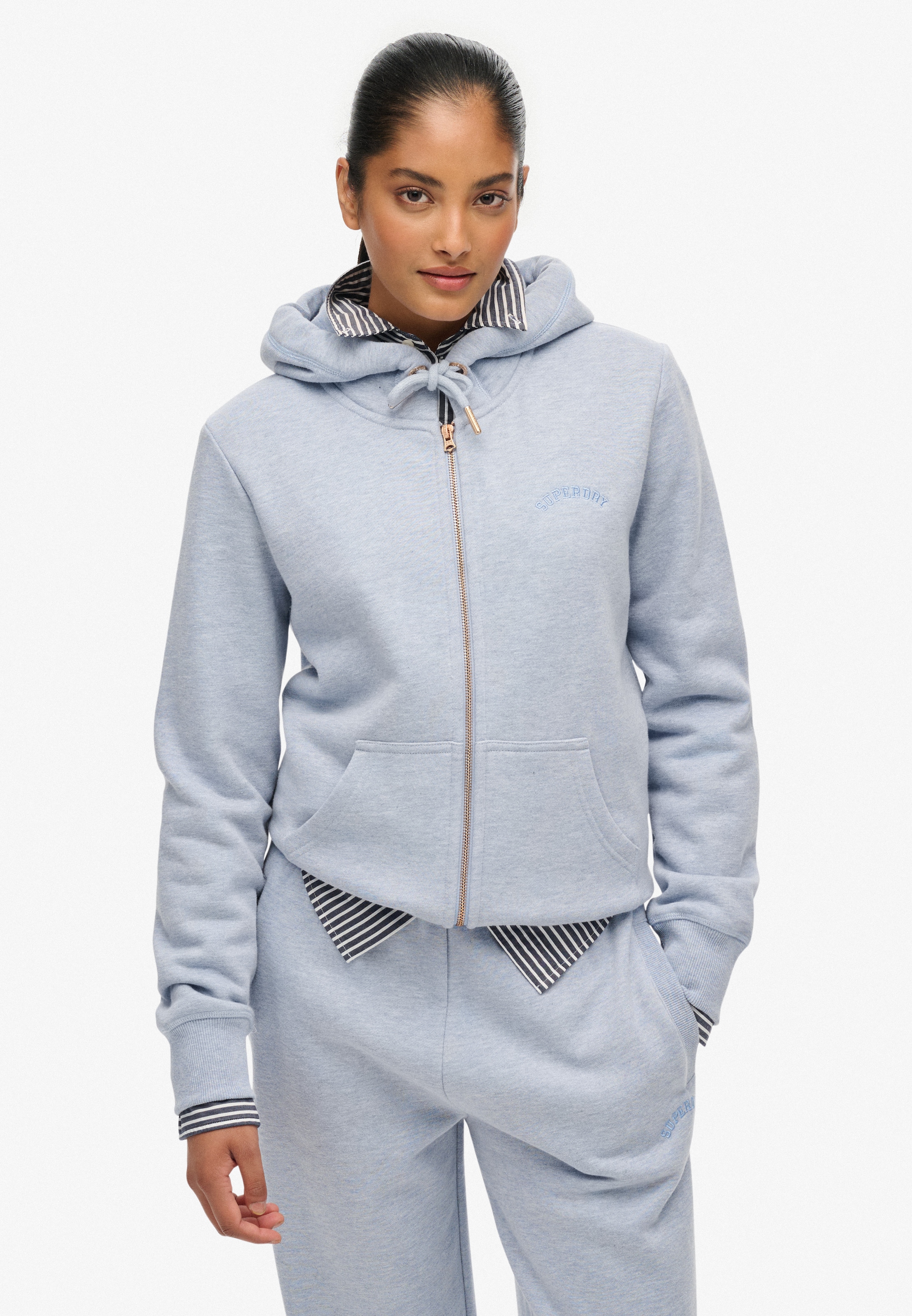 Superdry Kapuzensweatjacke "ESSENTIAL LOGO ZIPHOOD HB" günstig online kaufen