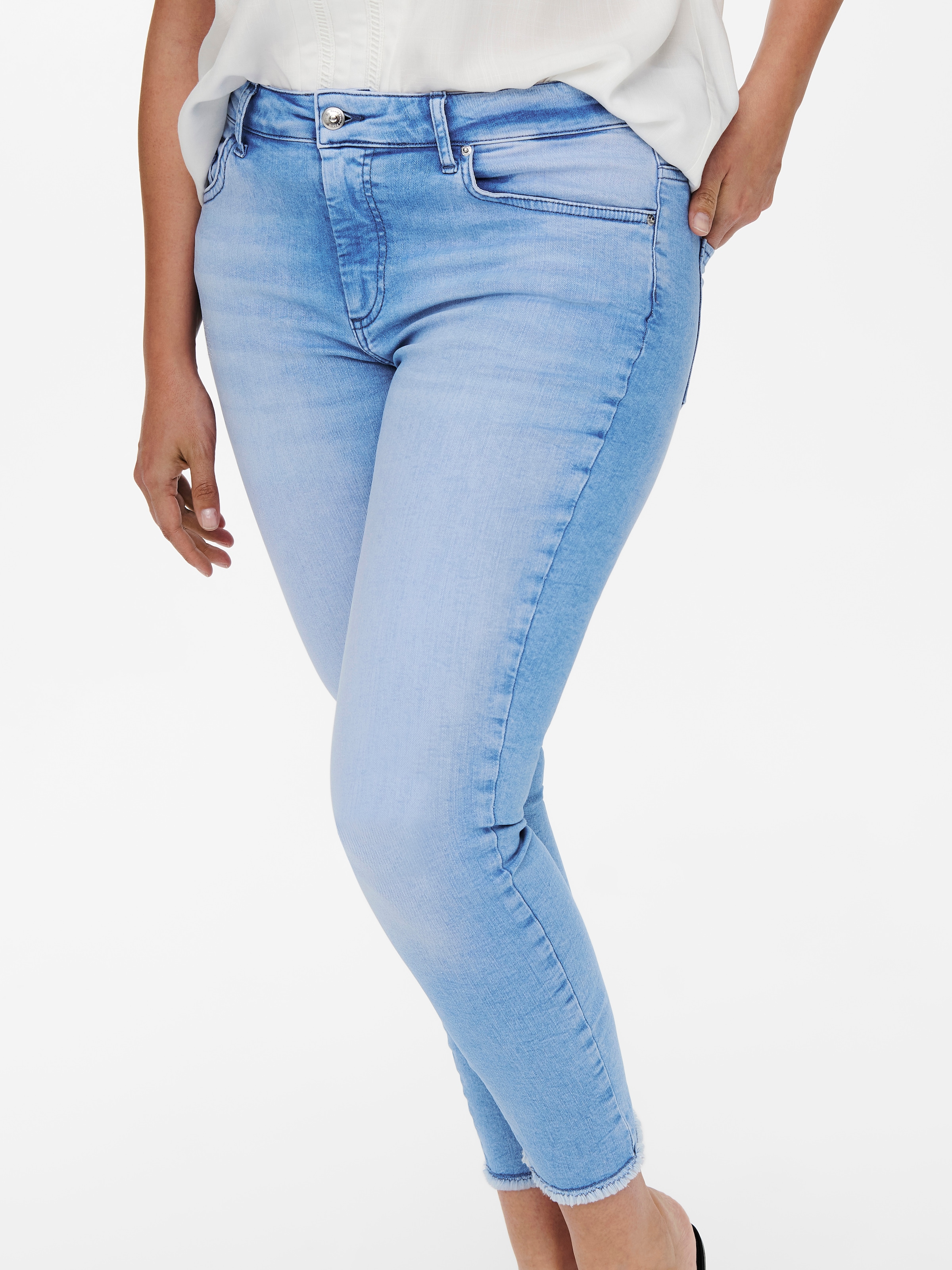 ONLY CARMAKOMA Skinny-fit-Jeans »CARWILLY REG SK ANK RW REA4348«