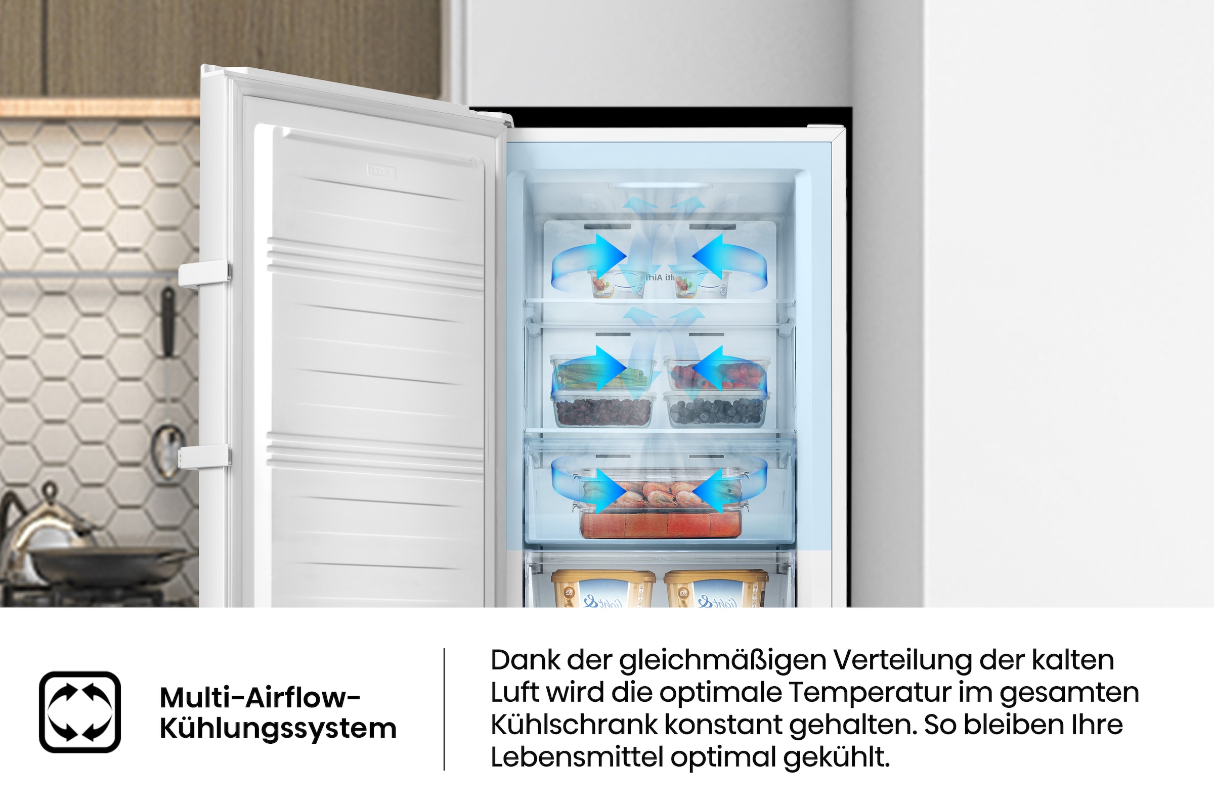 Hisense Gefrierschrank »FV298N4AWC«, 172 cm hoch, 59,5 cm breit, LED Display