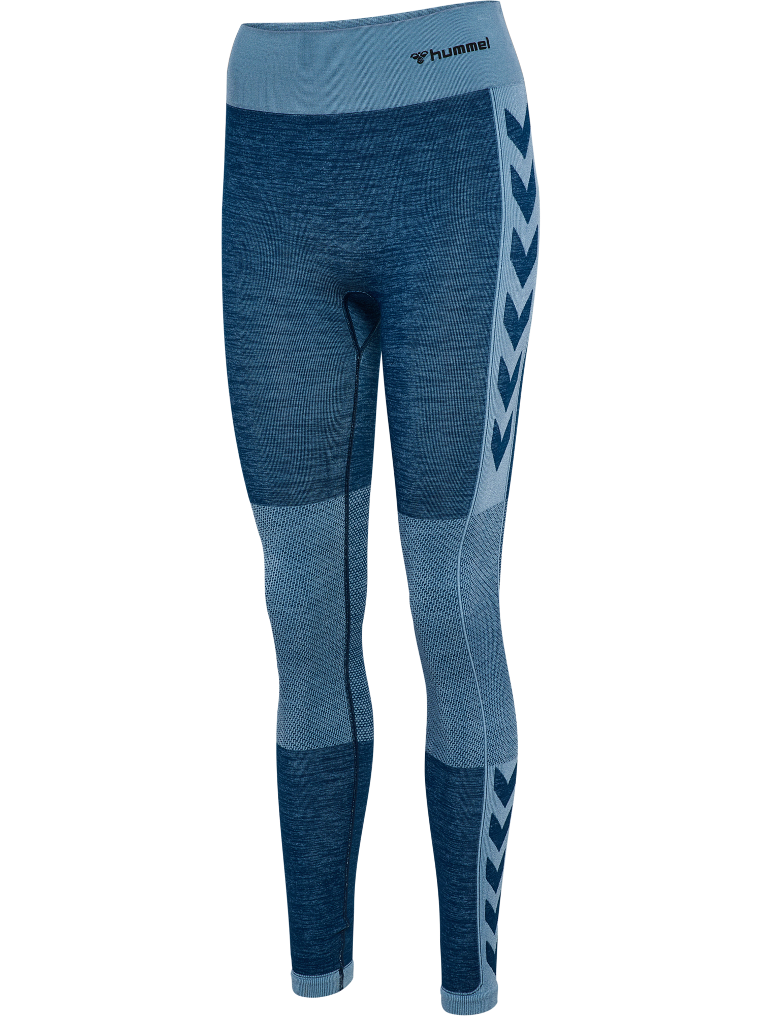 hummel Leggings »HMLCLEA SEAMLESS MID WAIST TIGHTS«  dehnbarer Stoff, feuchtigkeitsableitendes Material, mit Mesh-Belüftung