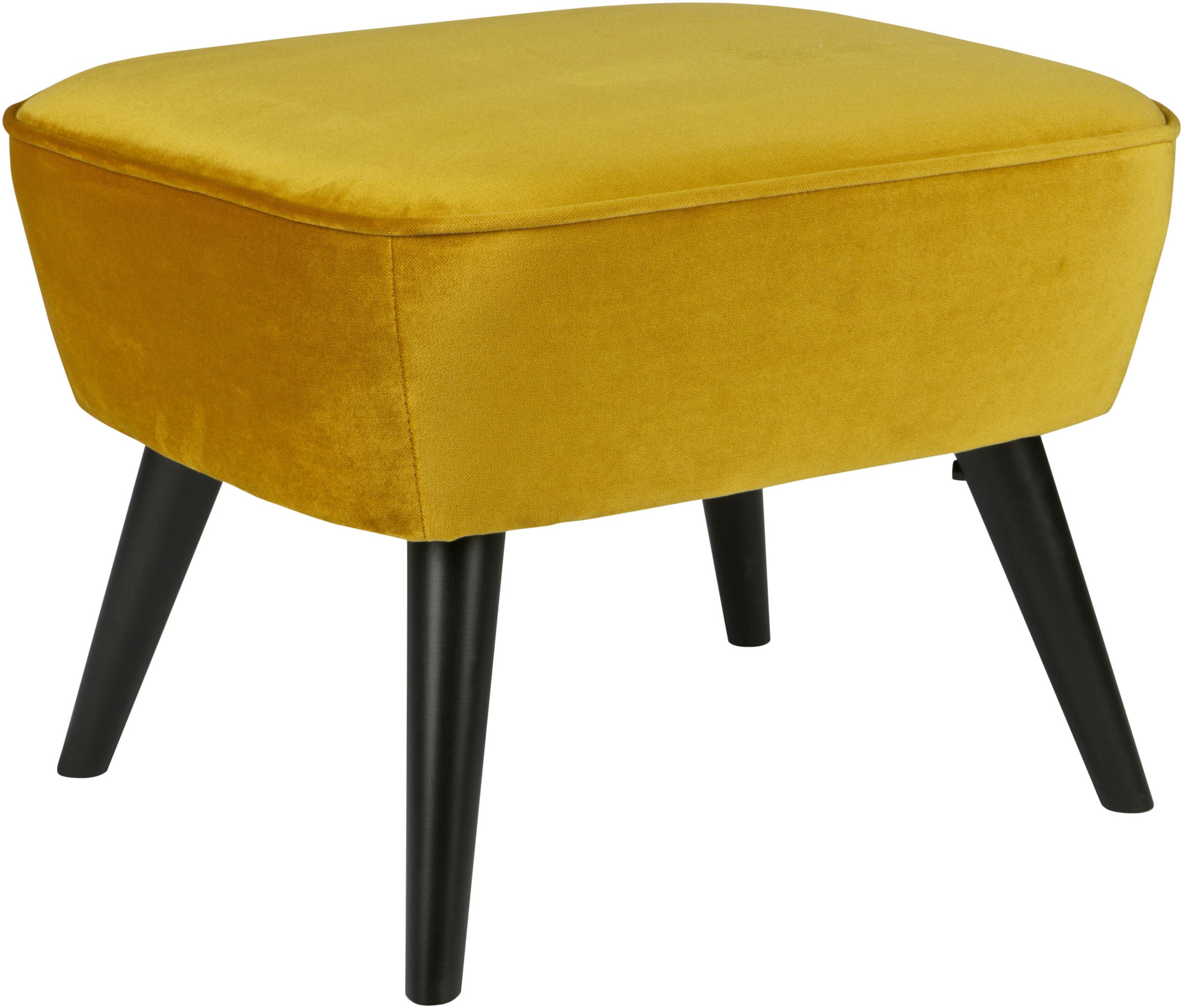 WOOOD Hocker "Sara", mit Samtstoff gepolstert, rechteckige Form, H 41 cm x günstig online kaufen