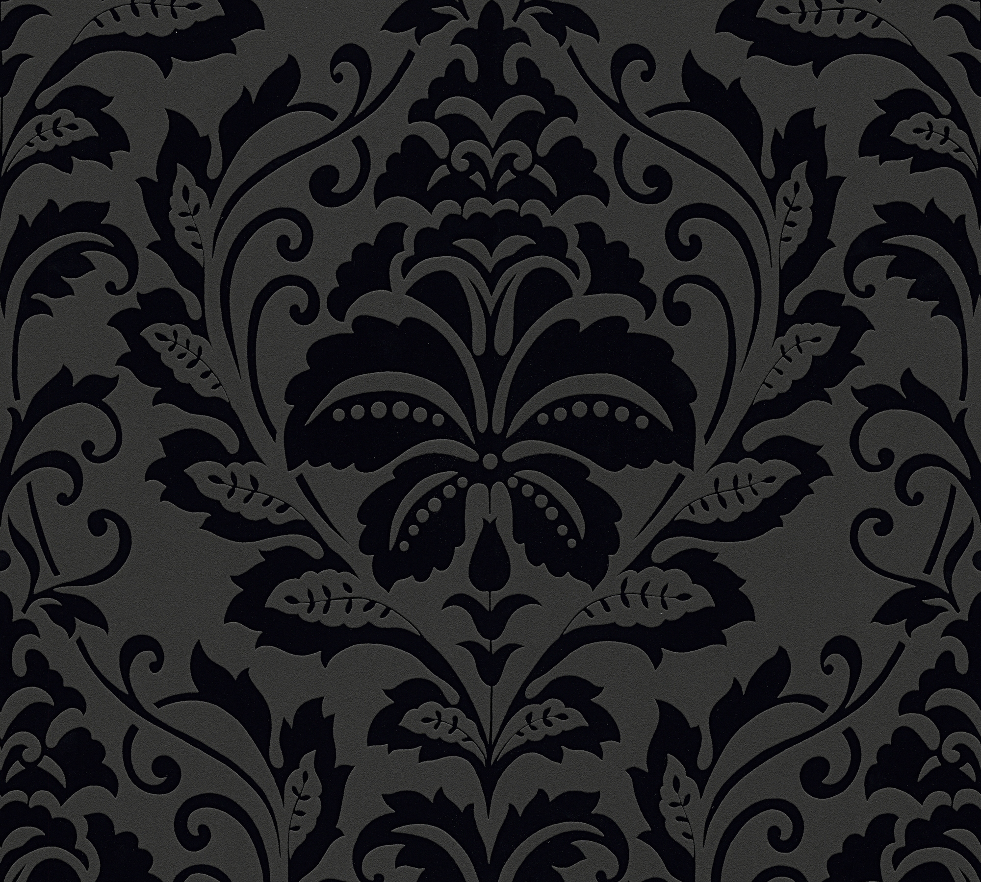 living walls "Black & White" Barock gemustert ornamental strukturiert Ornament Tapete Barock Tapeten Wohnzimmer Schlafzimmer Küche modern