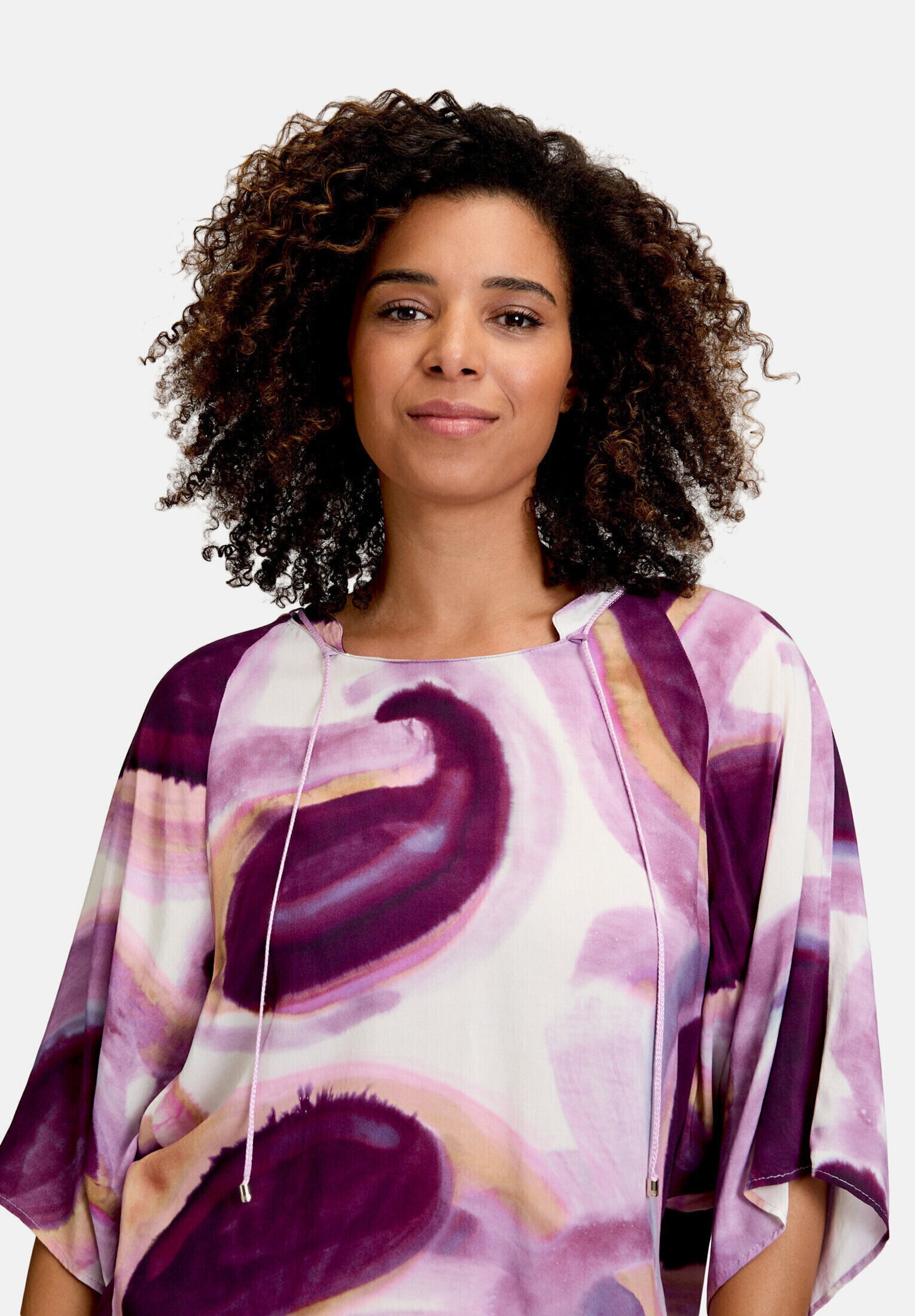 Cartoon Schlupfbluse »Damen mit Muster«