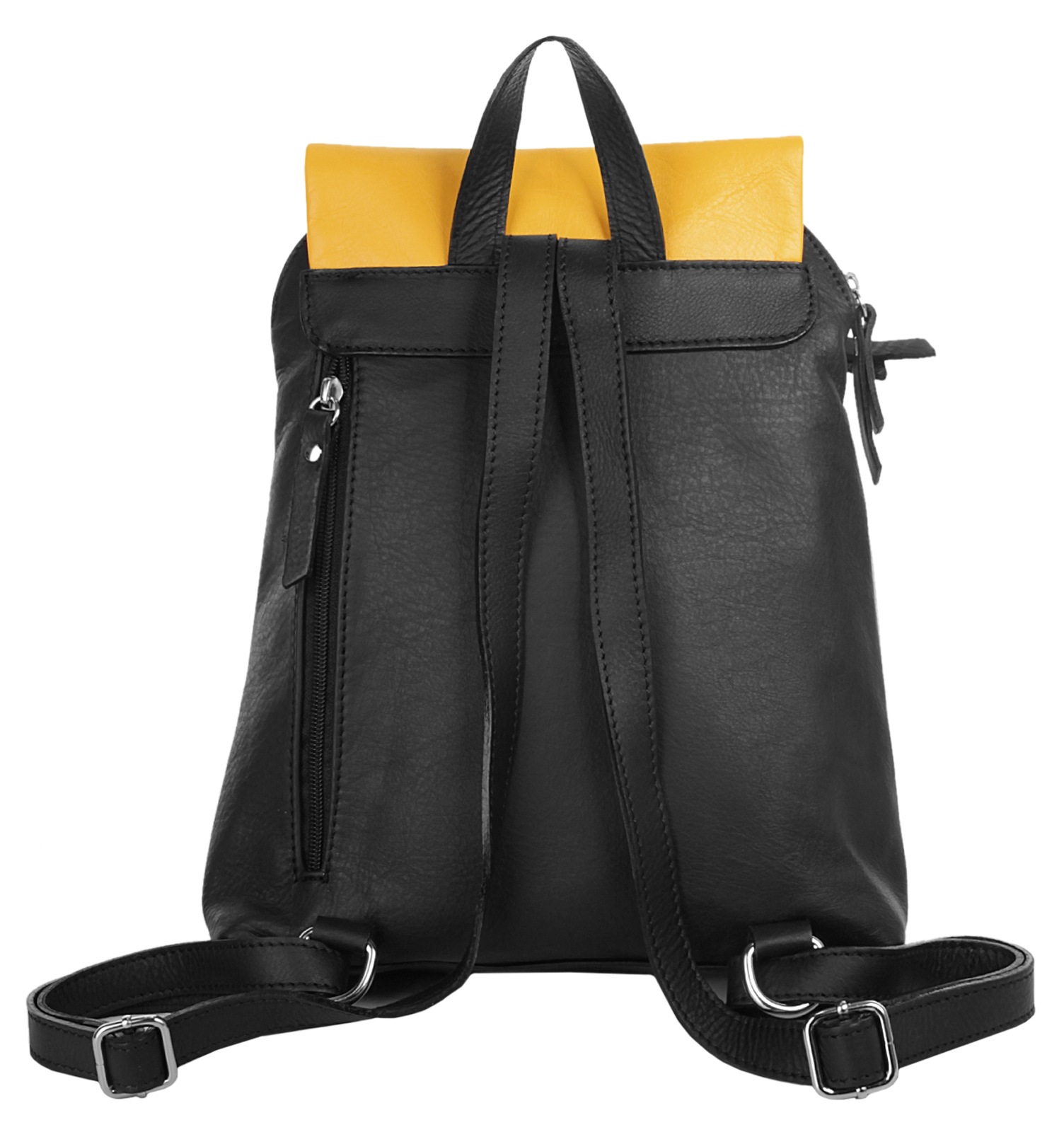 Cluty Cityrucksack, echt Leder, Made in Italy