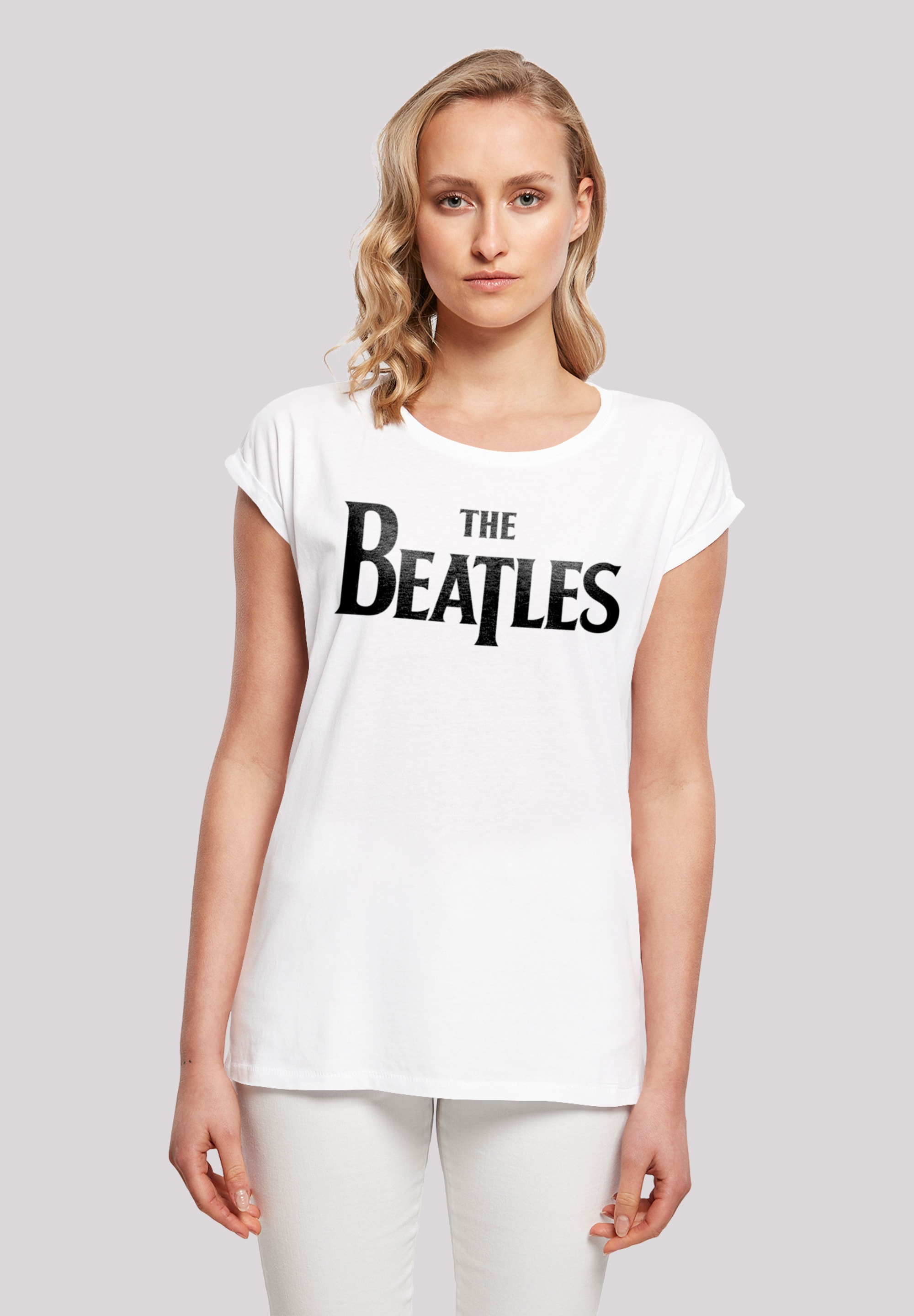 F4NT4STIC T-Shirt »The Beatles Band Drop T Logo Black«, Print bestellen |  BAUR