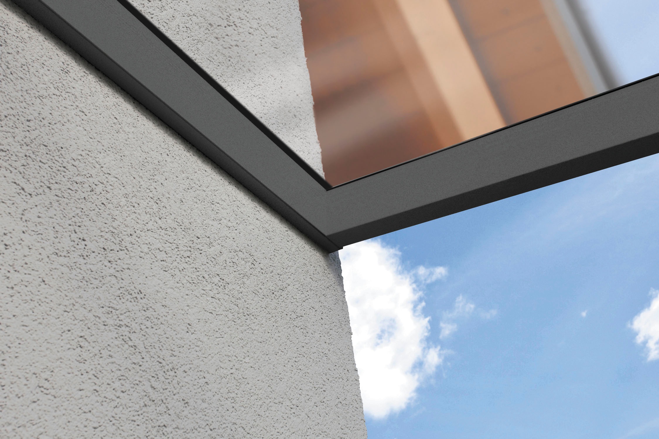 Terrassendach SKANHOLZ "Monza", grau (anthrazit (db 703)), B:434cm T:307cm, Aluminium, Terrassenüberdachungen, Bedachung Verbund-Sicherheits-Glas, Aluminium 3