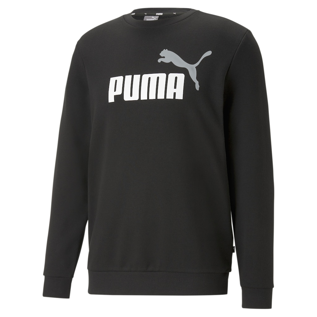 PUMA Sweatshirt »Essentials+ Two-Tone Big Logo Sweatshirt mit Rundhalsausschnitt«