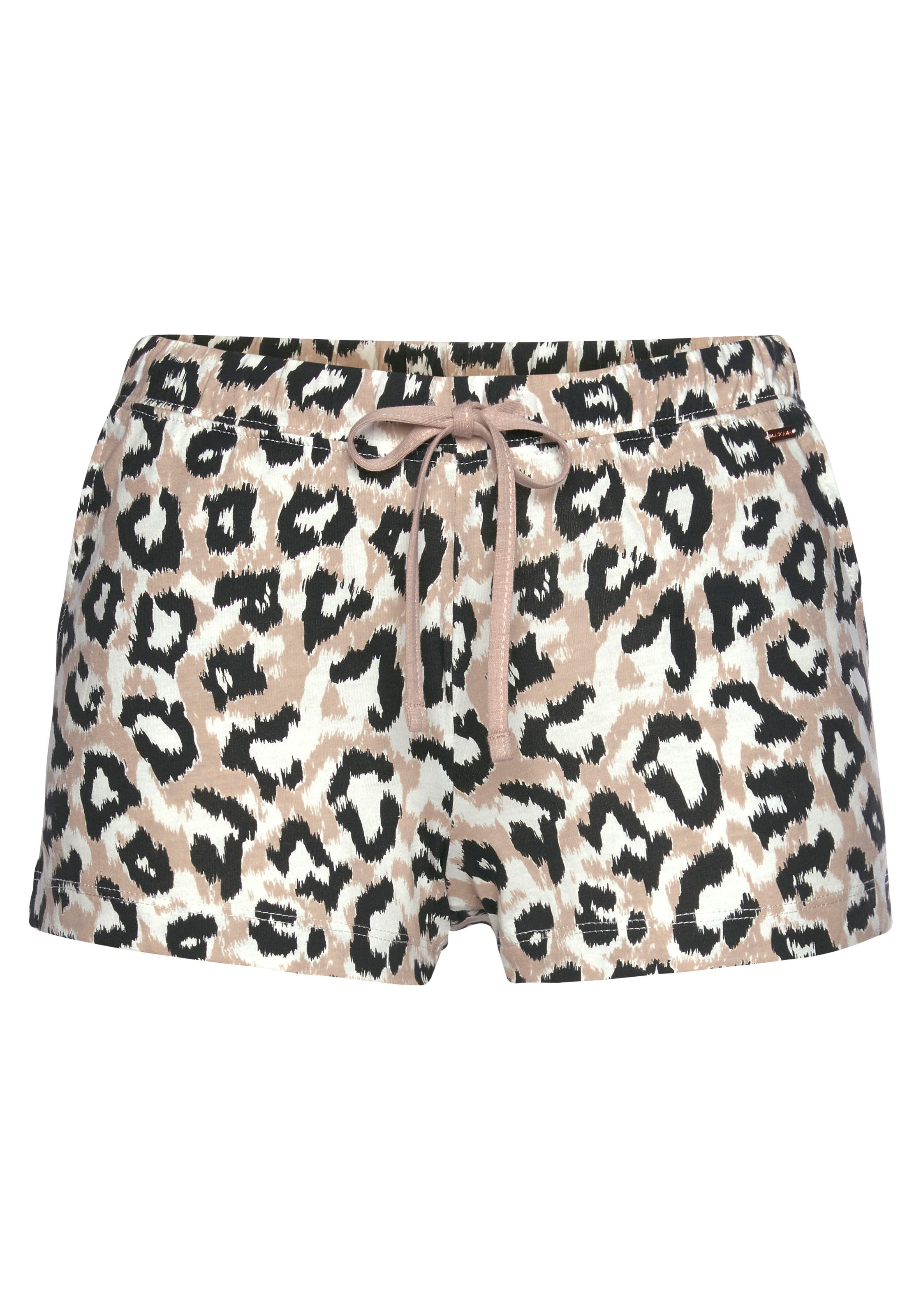 LASCANA Schlafshorts Uni oder mit schönem Animal-Print günstig online kaufen