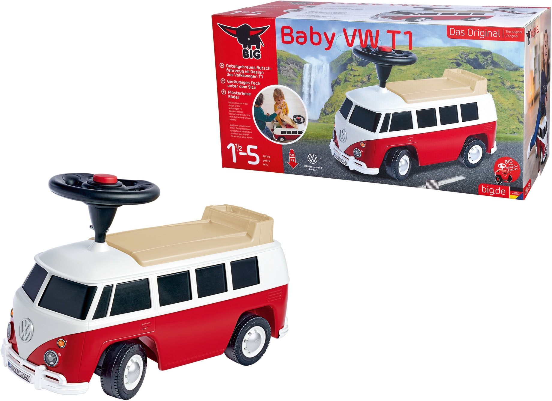 BIG Rutscherauto »Baby VW T1« pagamintas i...