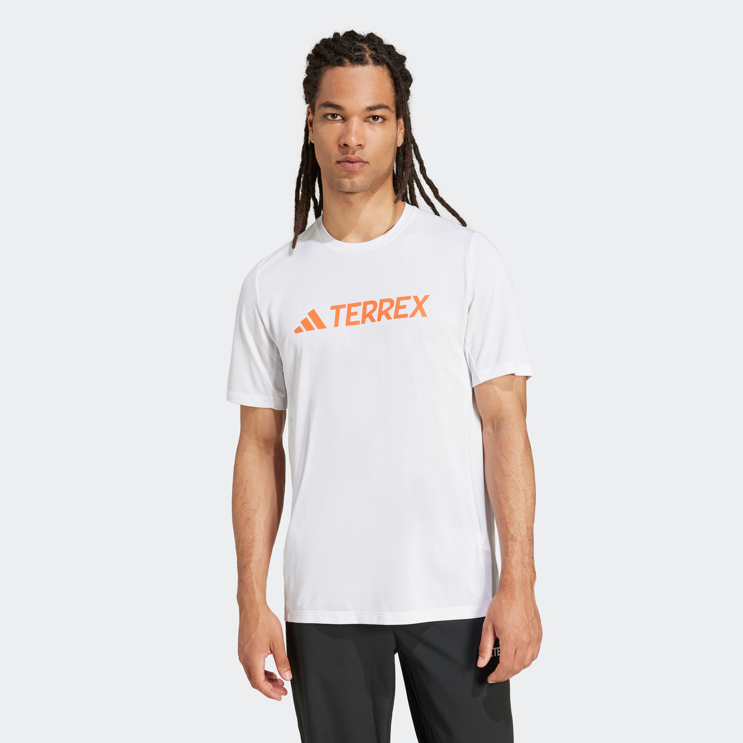 adidas TERREX "MULTI CLIMACOOL LOGO TECH" sportliches Funktionsshirt, ohne Verschluss, aus Polyester