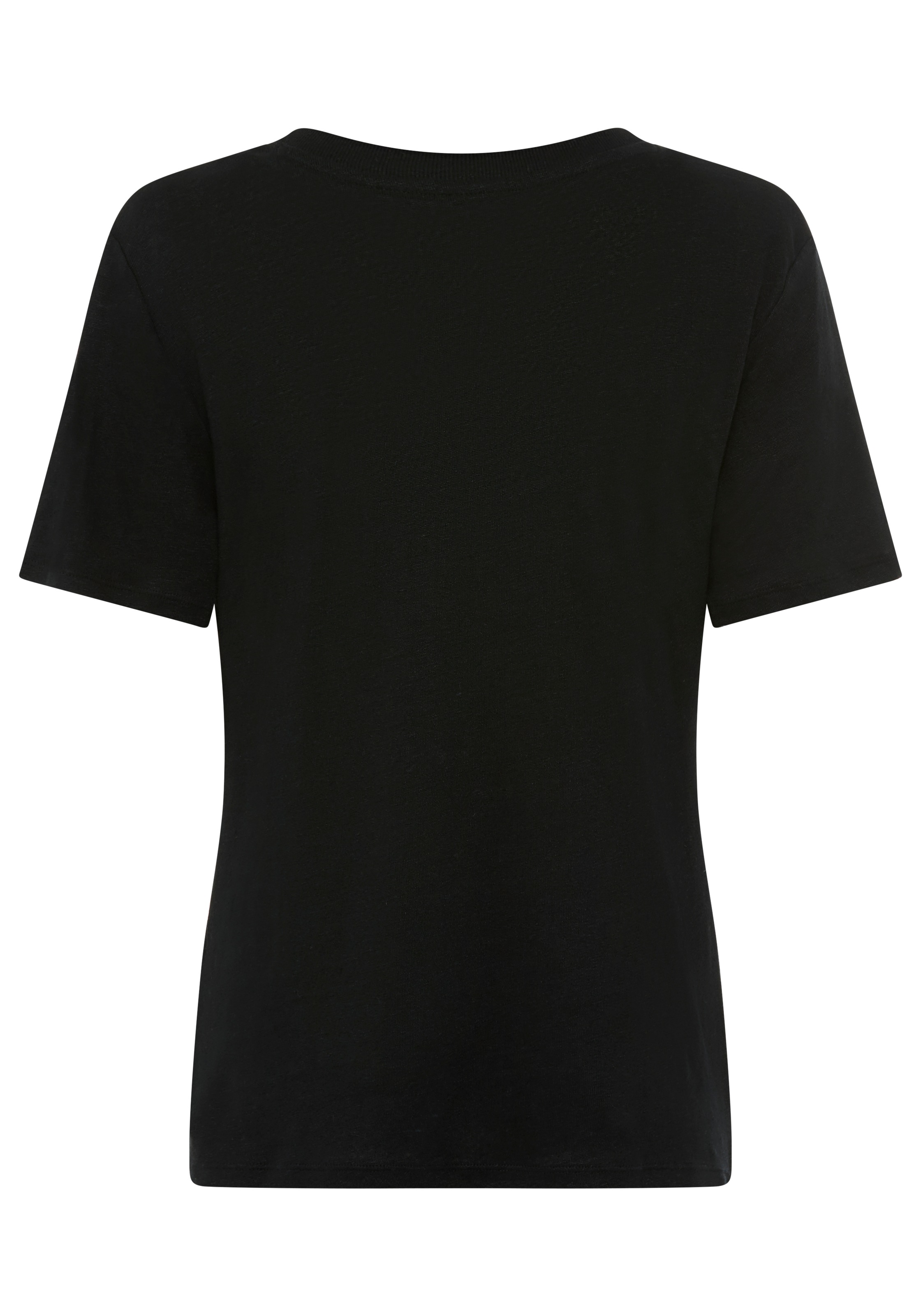 BOSS ORANGE T-Shirt »Ela Premium Damenmode« aus Leinen, V-Ausschnitt