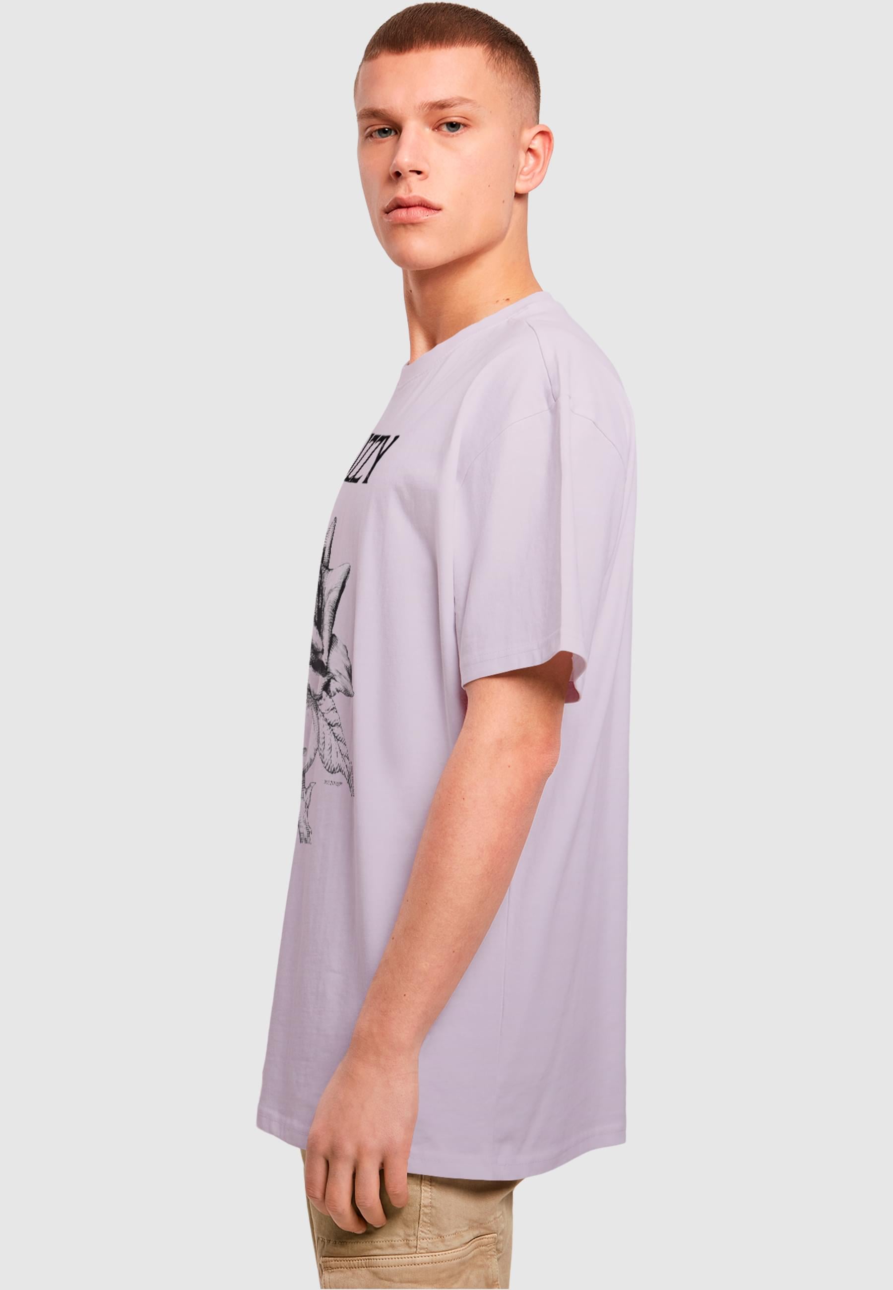 Merchcode T-Shirt »Merchcode Herren Thin Lizzy - Rose Logo Heavy Oversize Tee«, (1 tlg.)