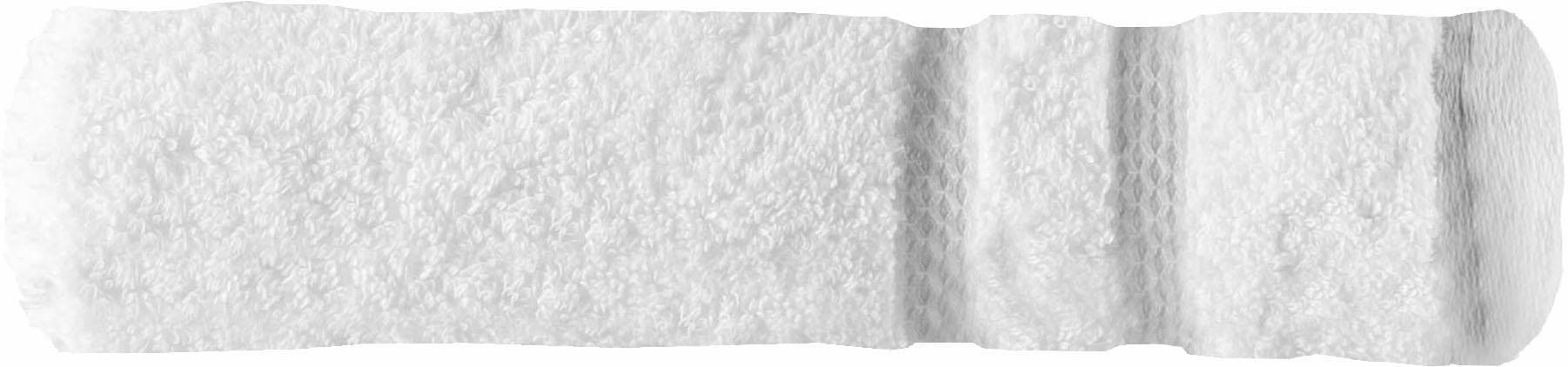 Egeria Handtücher »Micro Touch«, (2 St., 2er Set Handtücher 50 x 100 cm), Streifenbordüre, extrem saugfähig & flauschig, 100% Baumwolle