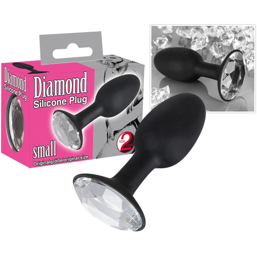 You2Toys Analplug »Butt Plug Diamond S«, besonders hautverträglich