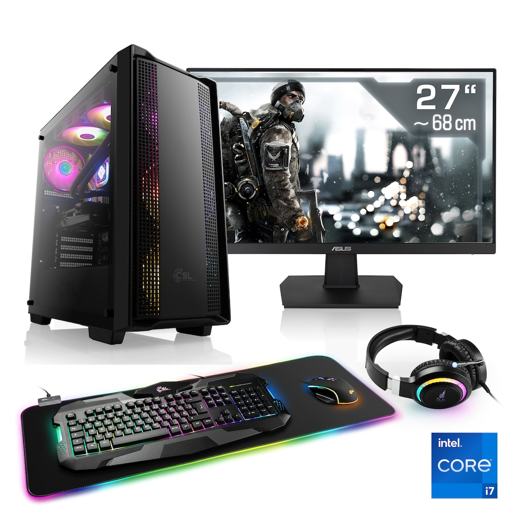 CSL Gaming-PC-Komplettsystem »HydroX V27345«