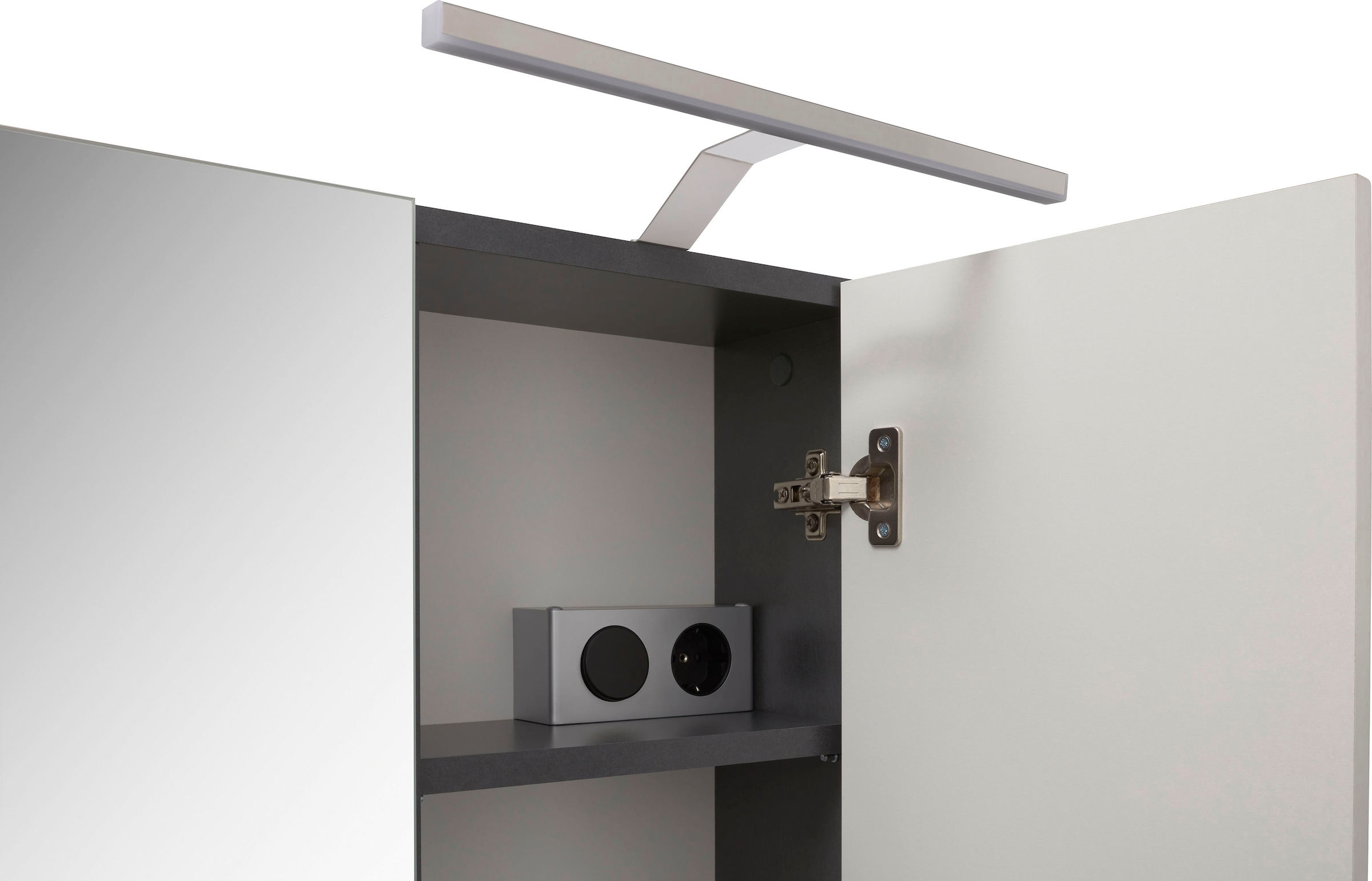 INOSIGN Badmöbel-Set »Malmö, 2 teilig, inklusive LED Beleuchtung, bestehend aus:«, (Set, 2 St.), Badmöbel, 2-tlg.
