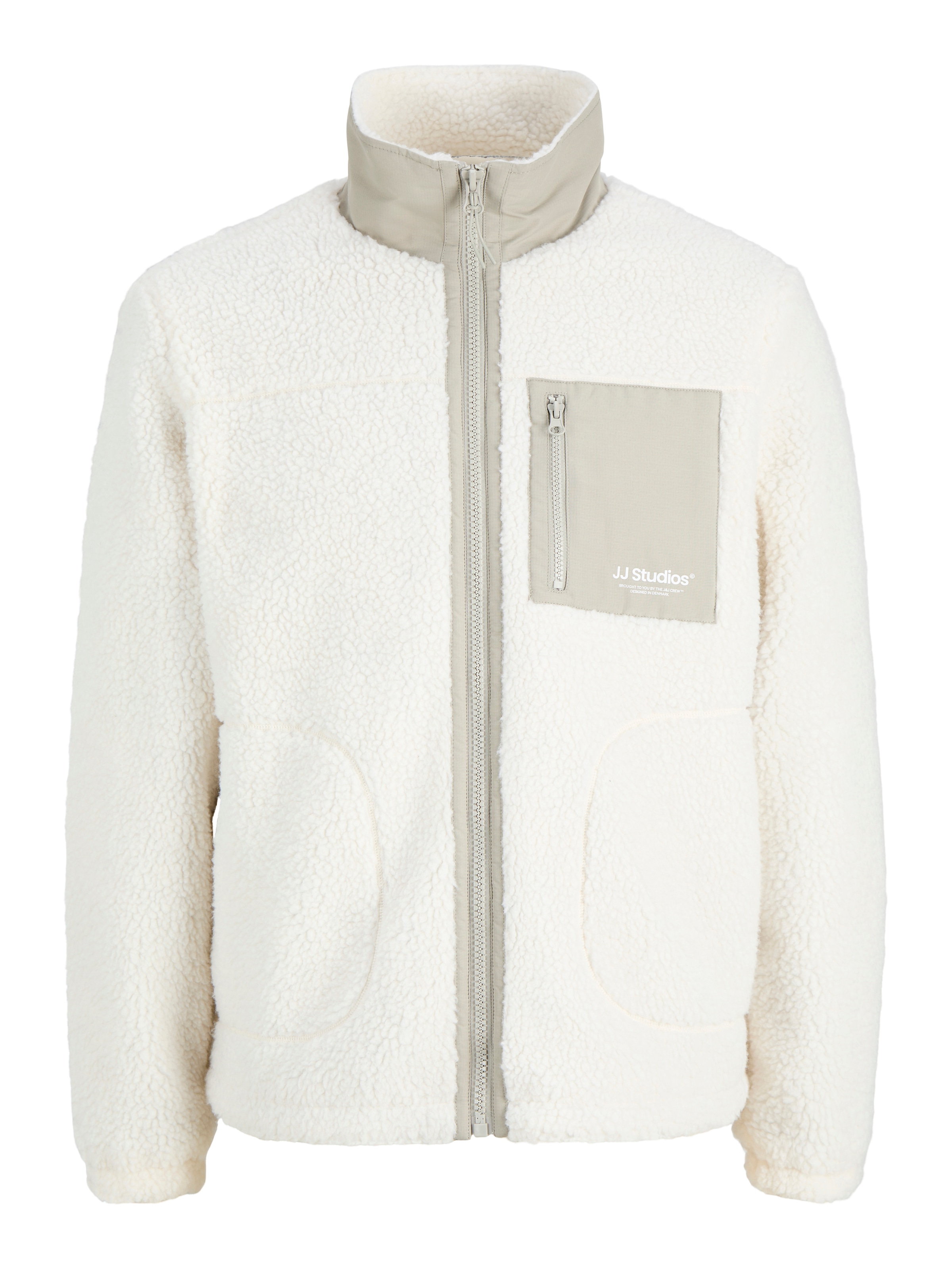 Jack & Jones Plüschjacke »JJESOHO TEDDY JACKET AW26 NOOS« Kunstfaser, Teddy Material