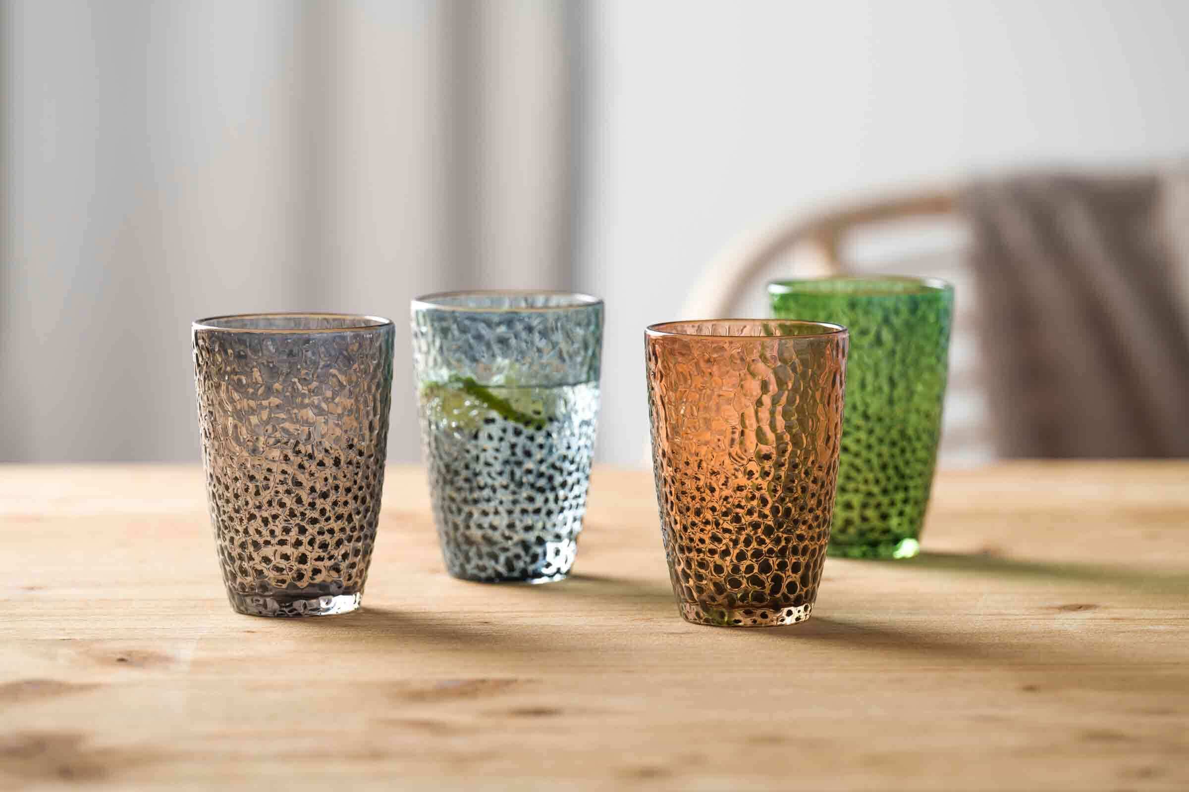 LEONARDO Glas »Trinkgläser Matera 340 ml 4er Set bunt«