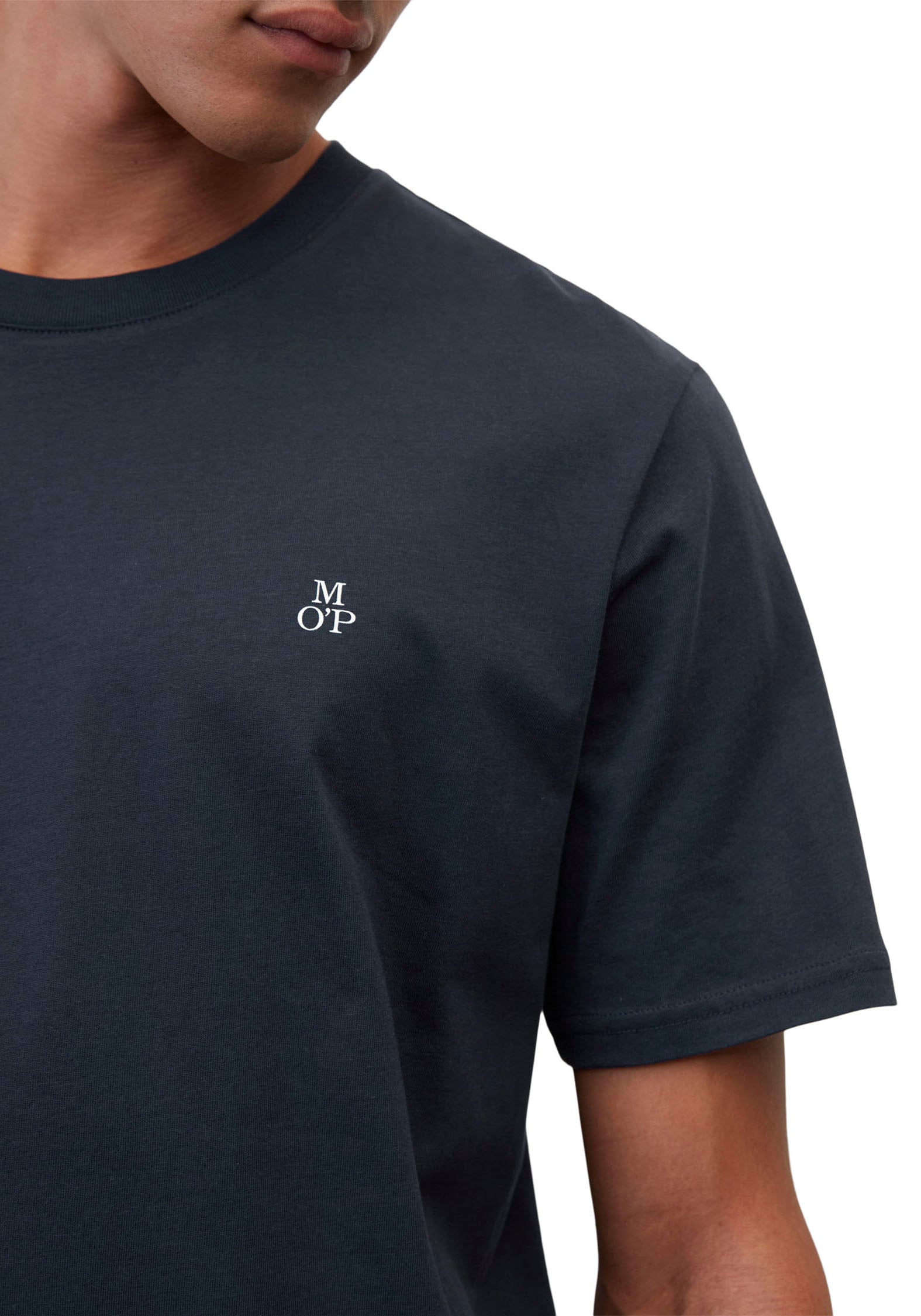 Marc O'Polo T-Shirt, Logo-T-Shirt aus Bio-Baumwolle