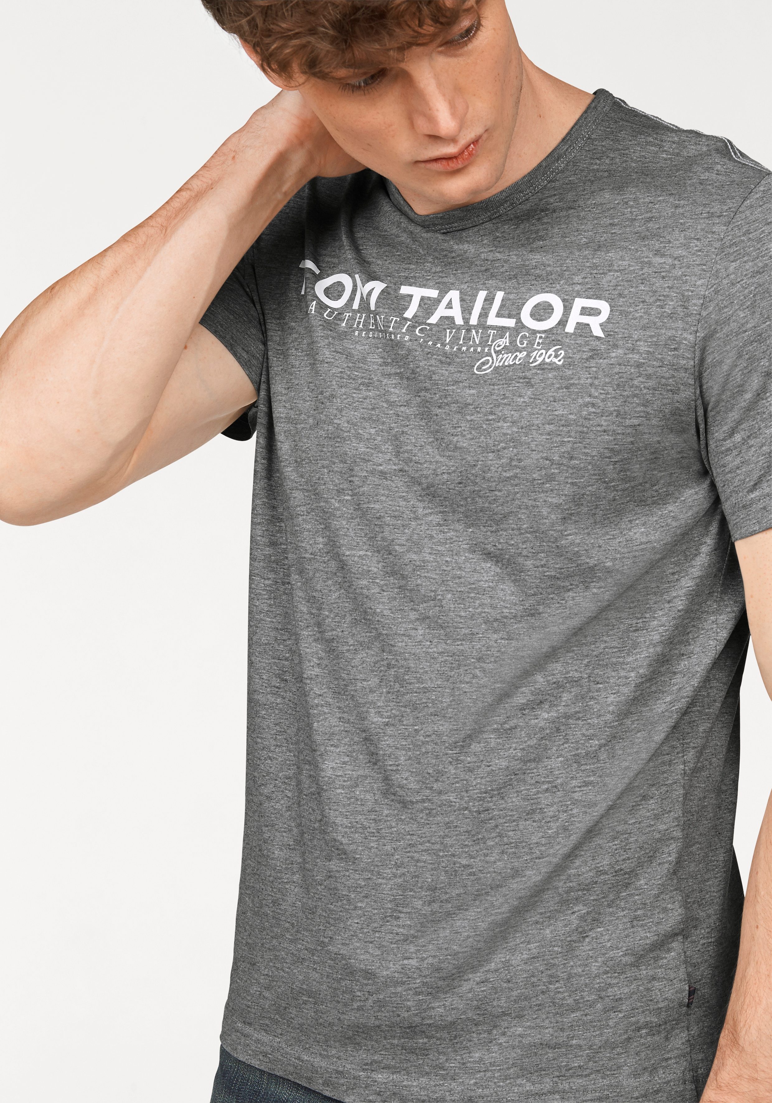 Thumbnail - TOM TAILOR Rundhalsshirt mit Logoprint