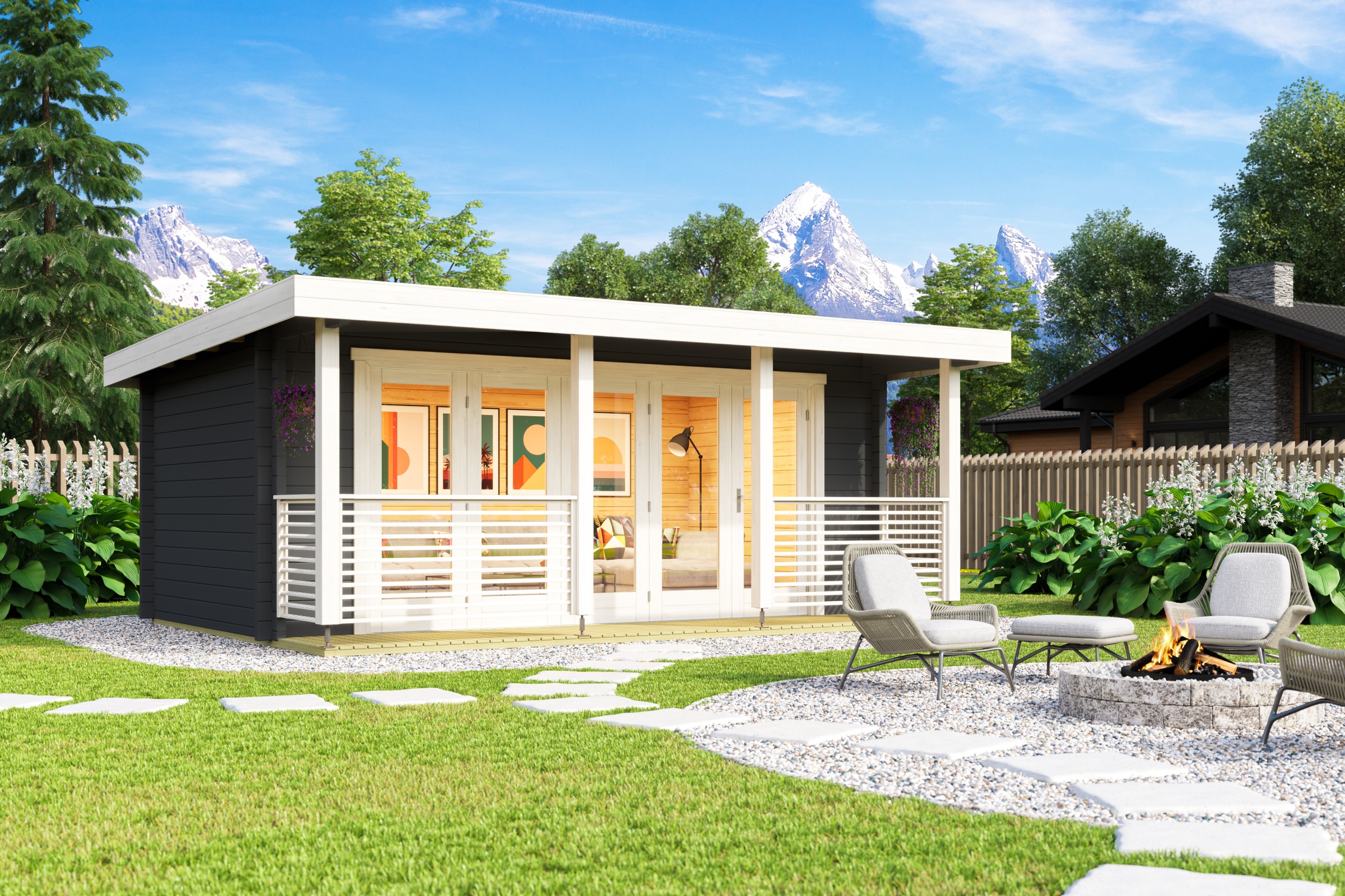 Nordic Holz Gartenhaus "LIVERPOOL 1" günstig online kaufen