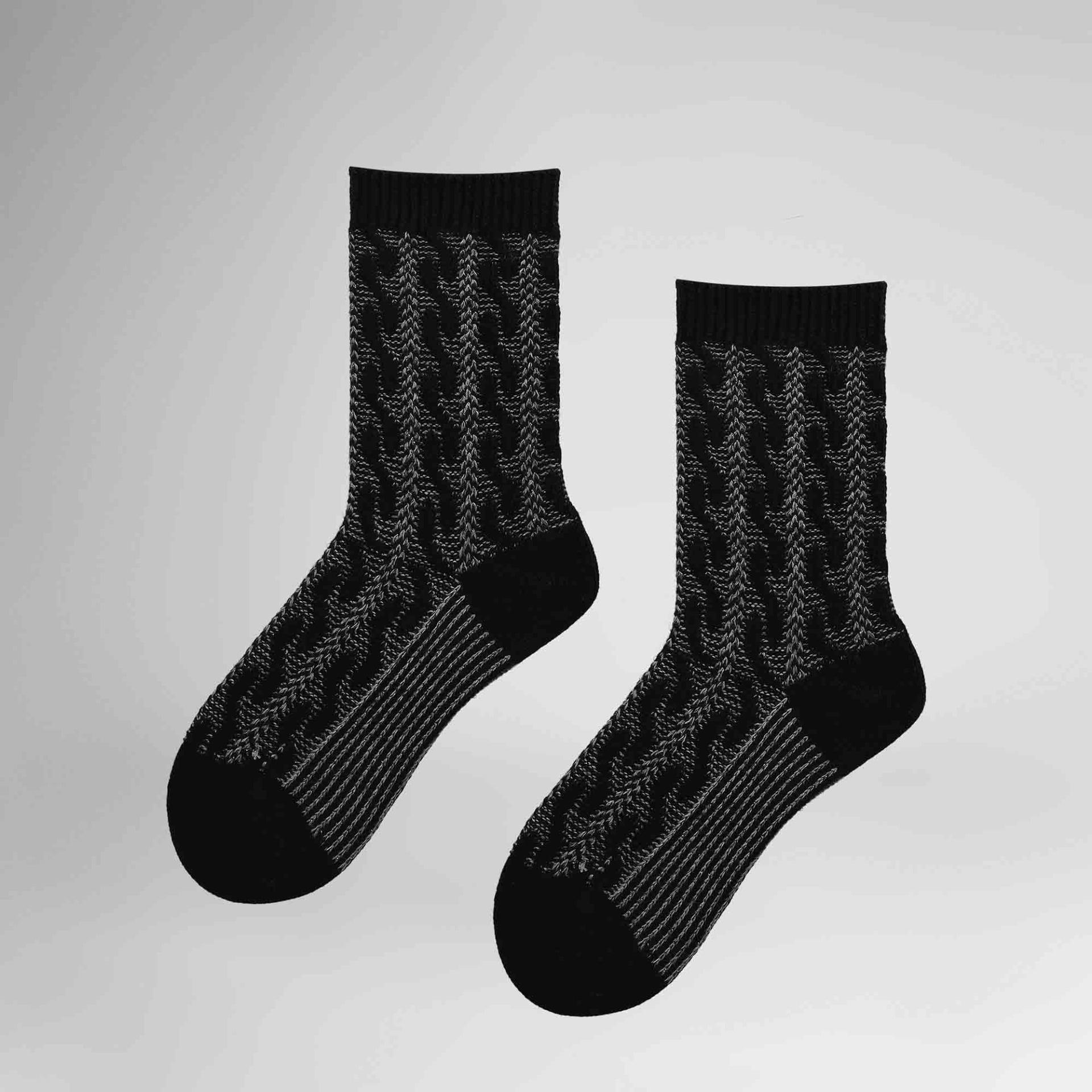 Hudson Socken "Socke Cozy Cable" Socken mit schimmernder Zopfstruktur