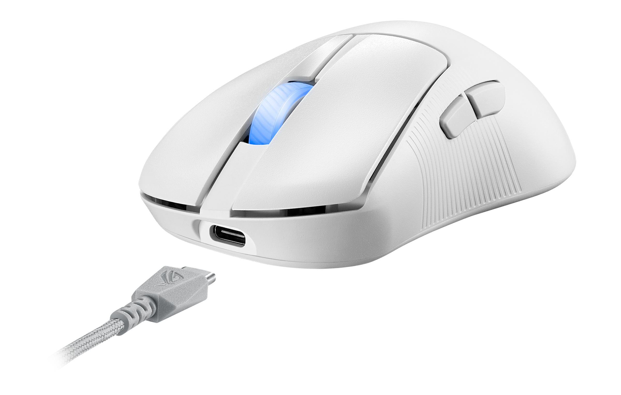 Asus Gaming-Maus »ROG Keris II WL Ace WHT«, RF kabellos + Bluetooth-USB