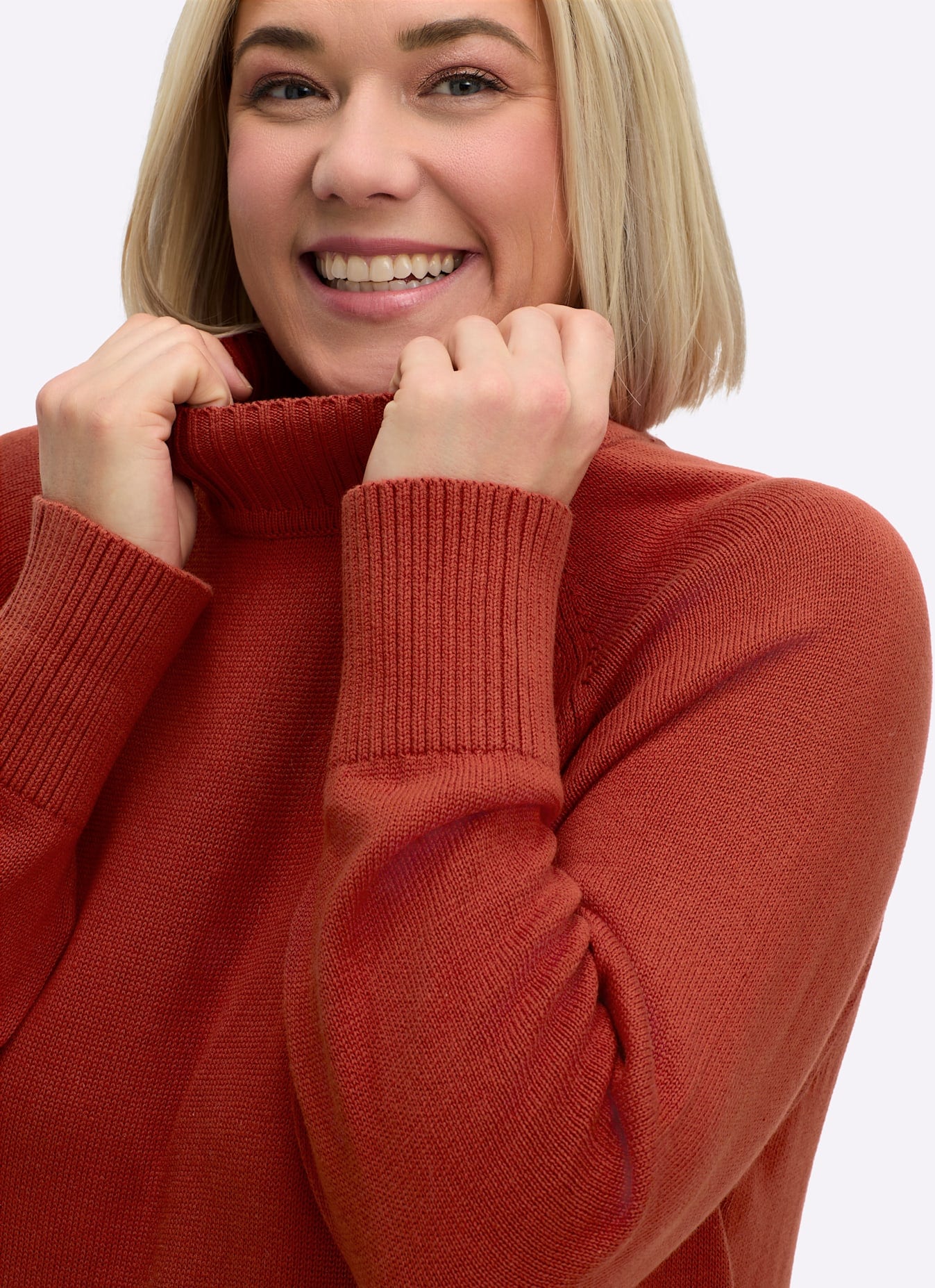 Sheego Streifenpullover »Longpullover«