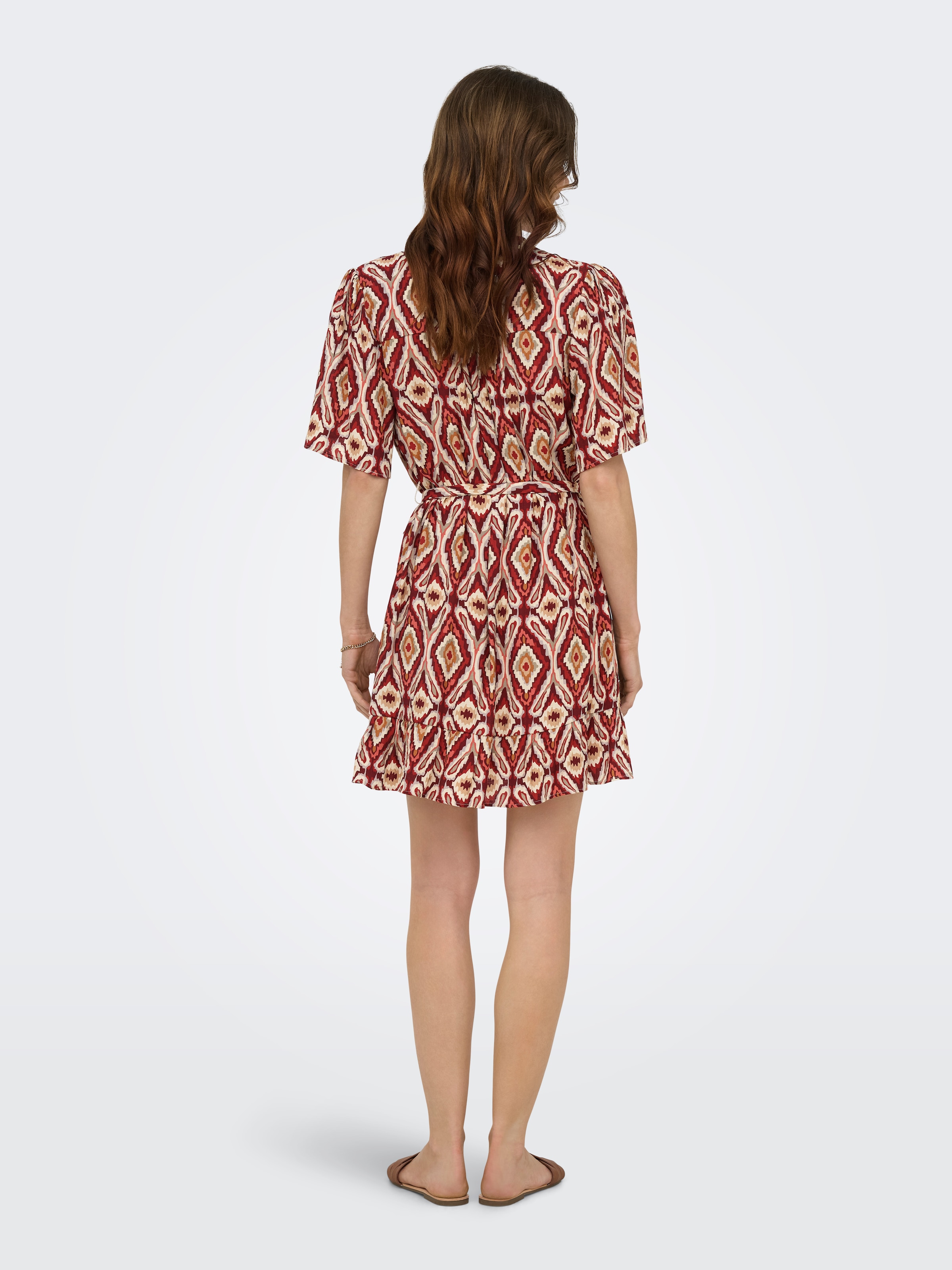ONLY Minikleid »ONLANTONIA MIKASI S/S SHORT DRESS WVN« Viskosemischung