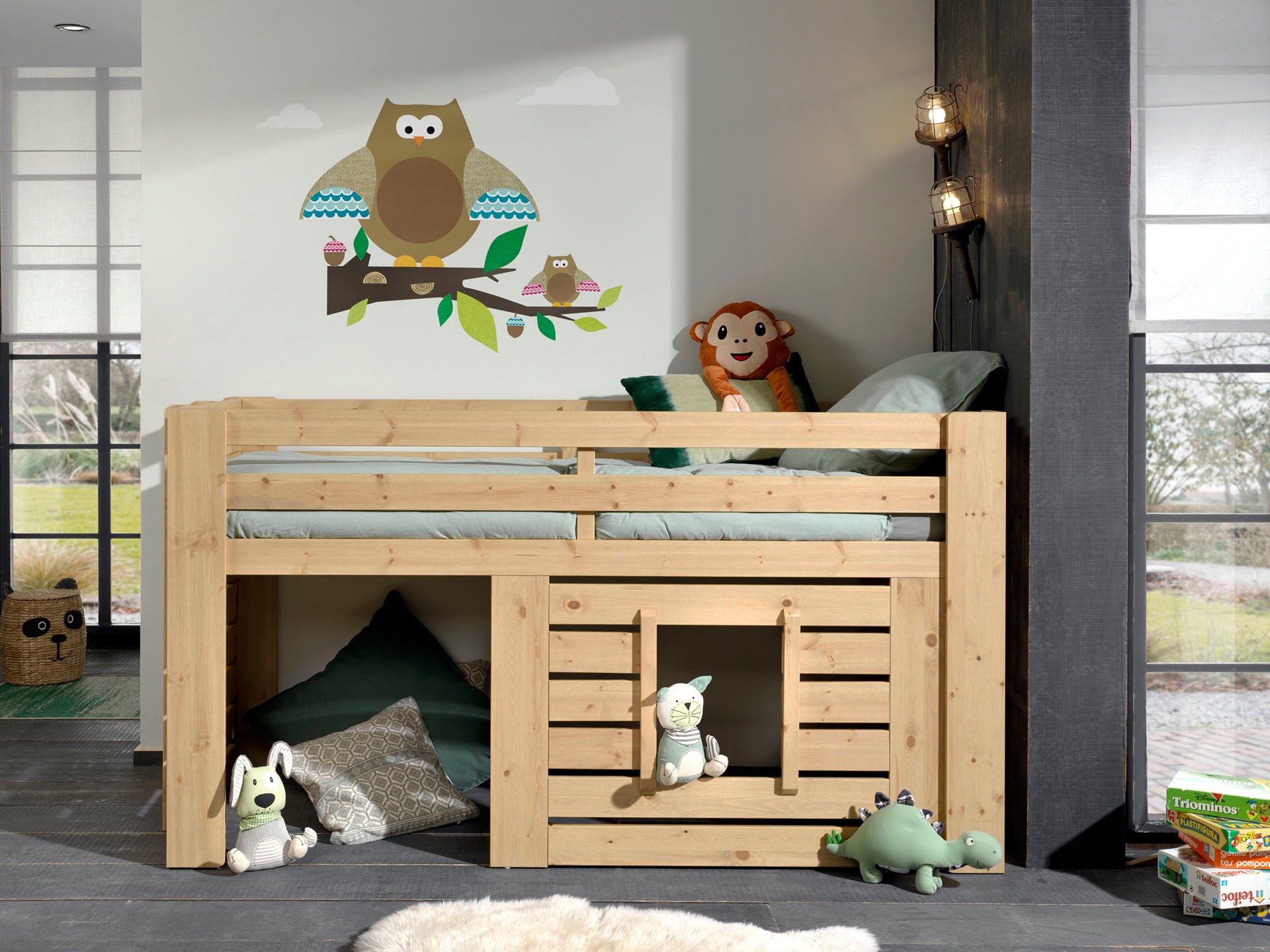 Home affaire Kinderbett "Oliver", (Made in Europe), Jugendbett, Hausbett günstig online kaufen