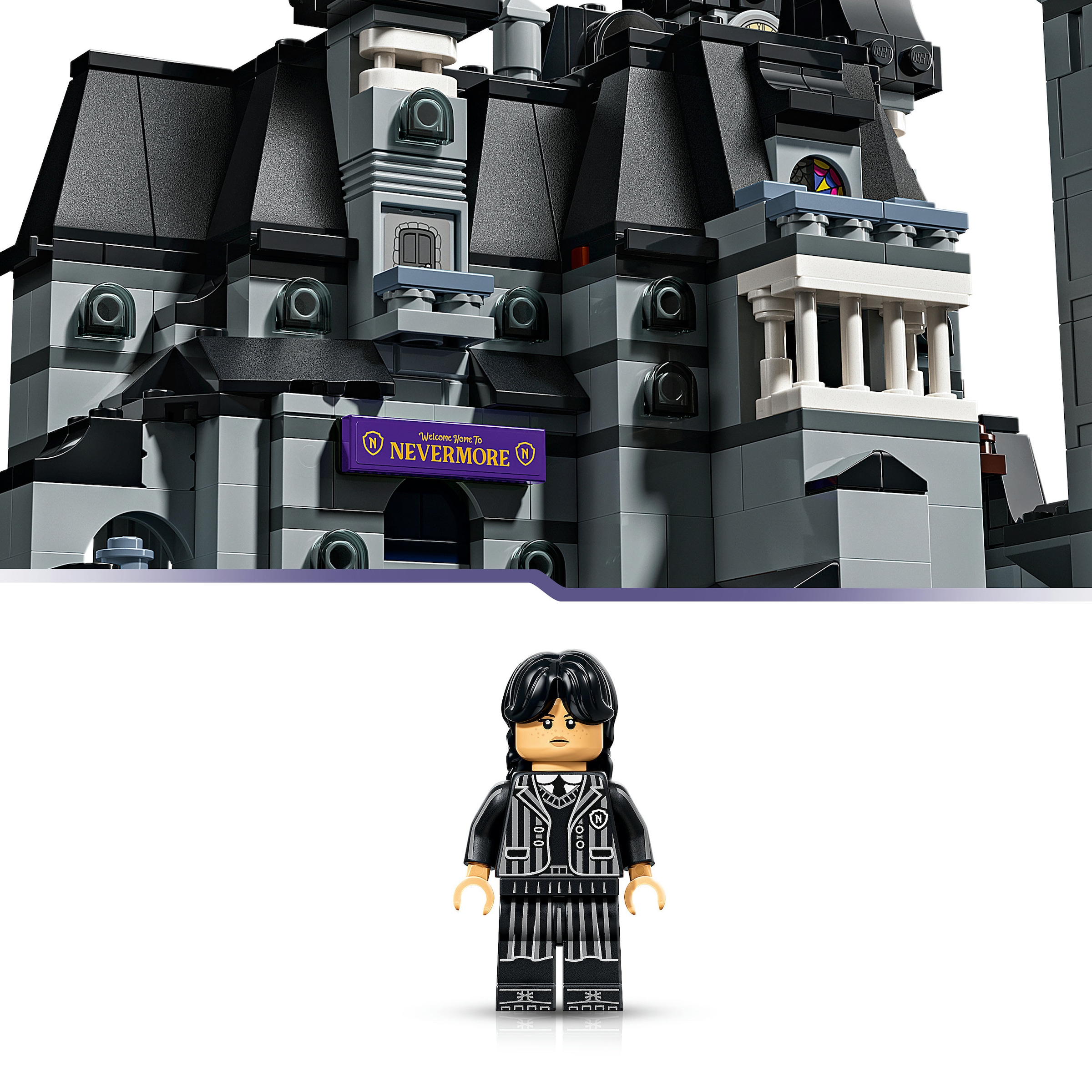 LEGO® Konstruktionsspielsteine »Nevermore Academy (76788), LEGO Wednesday« Made in Europe
