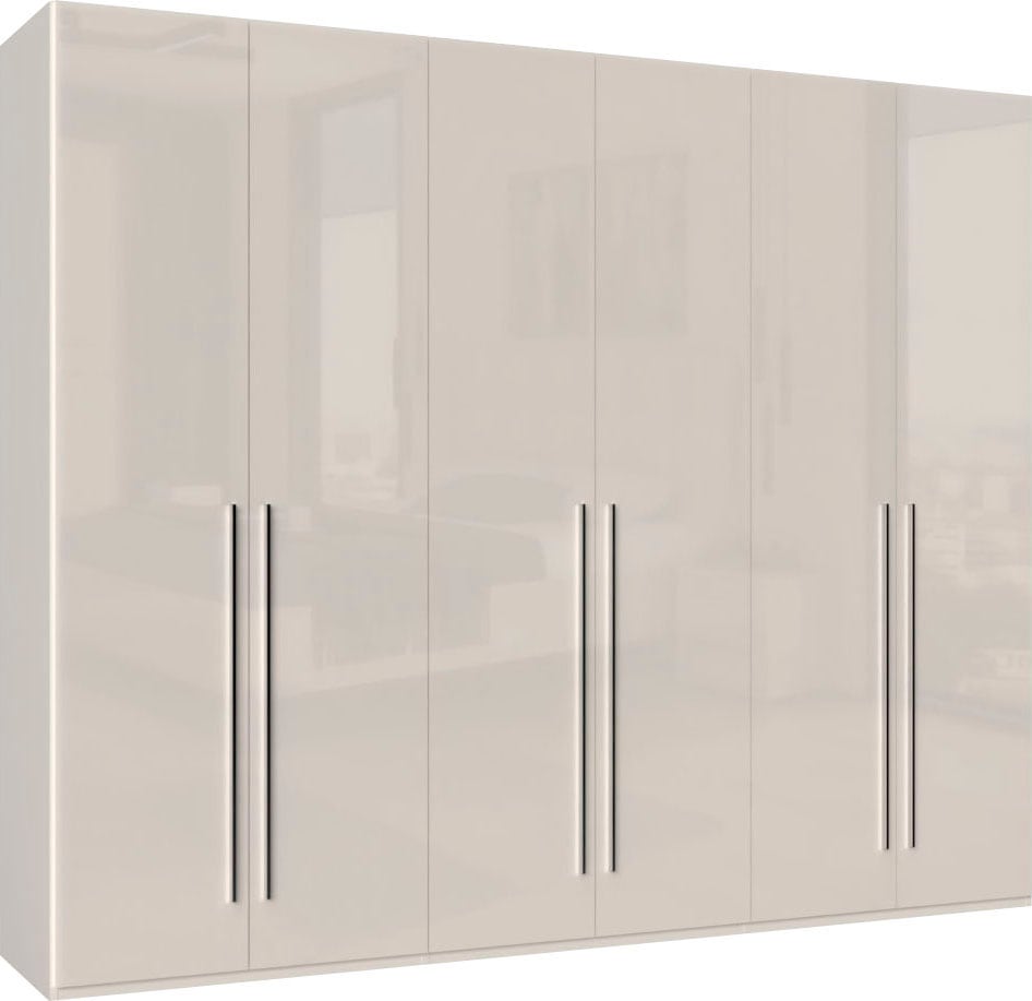 Places of Style Kleiderschrank "Piano", beige, UV lackiert hochglänzend, Soft-Close Funktion in vielen Breiten