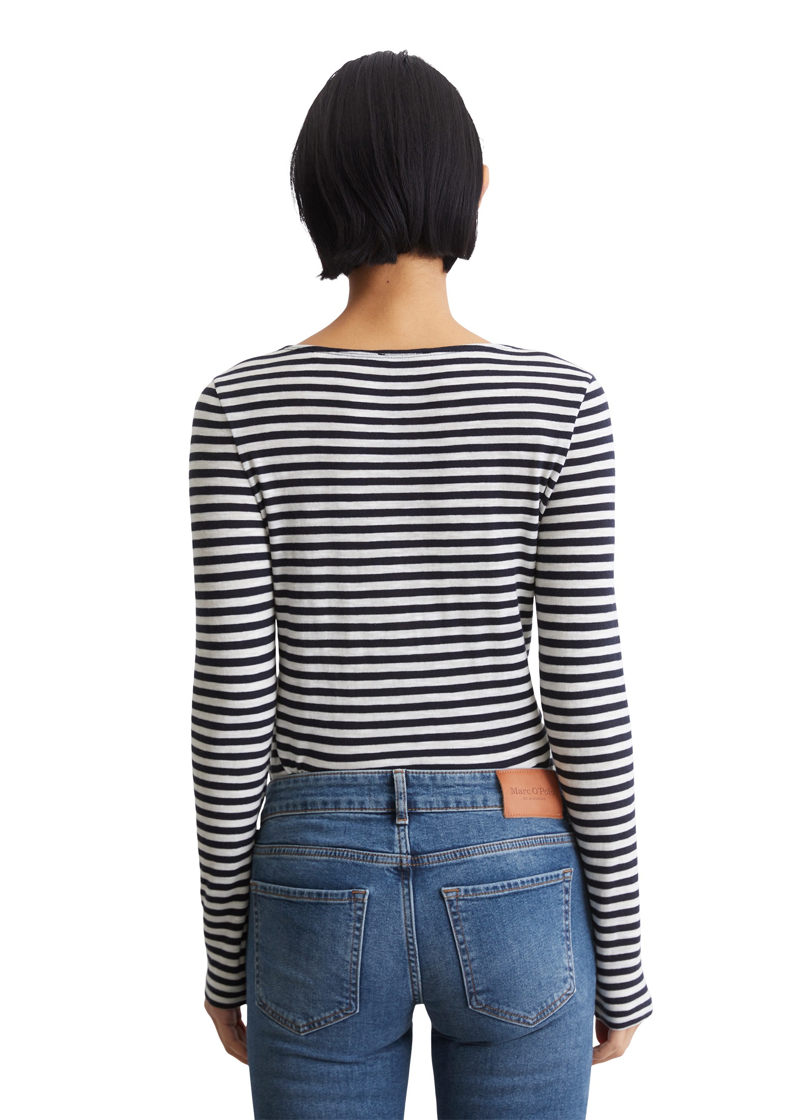Thumbnail - Marc OPolo Langarmshirt "aus Organic Cotton"