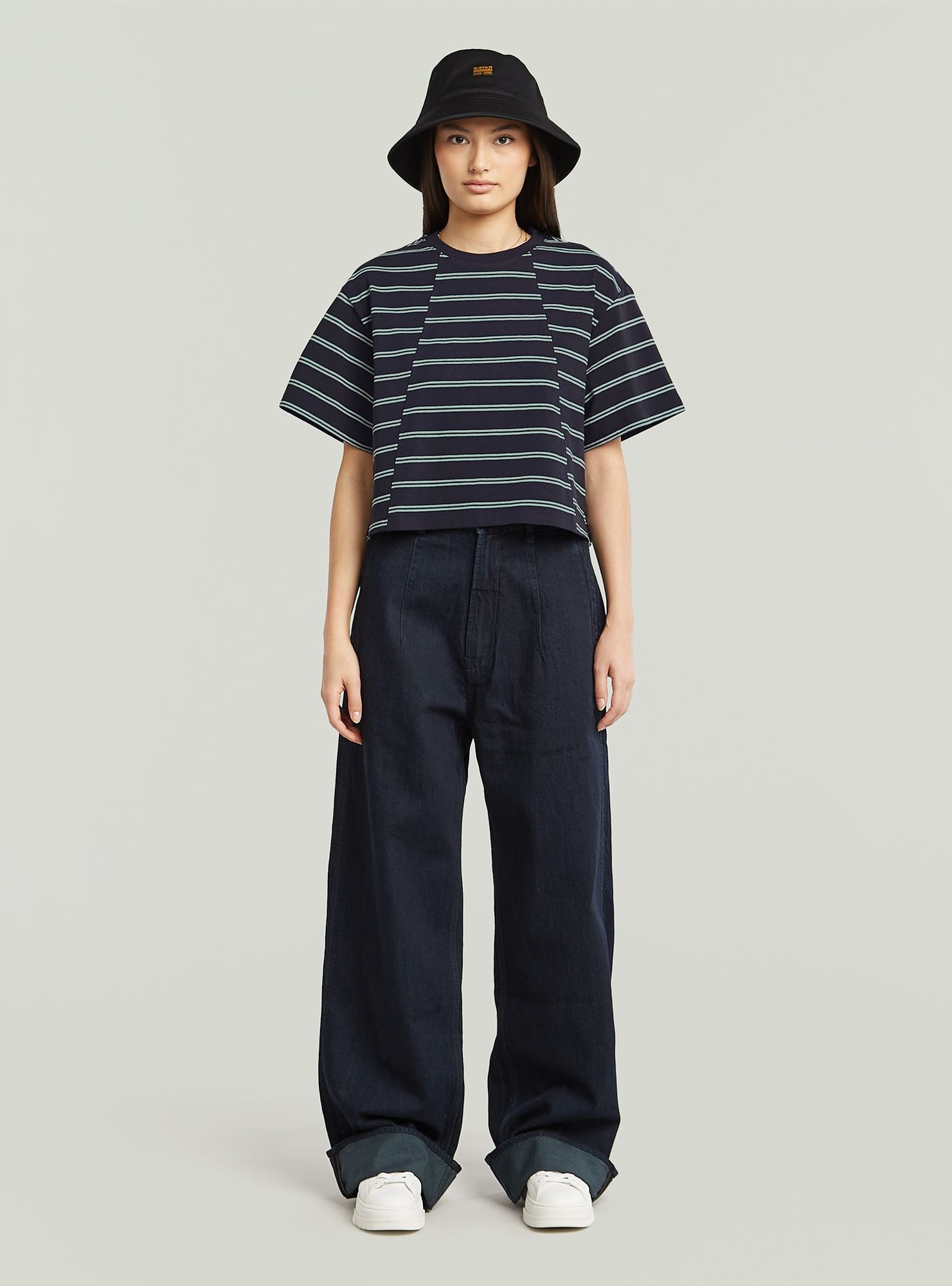 G-STAR T-Shirt »A Line Stripe Boxy T-Shirt«