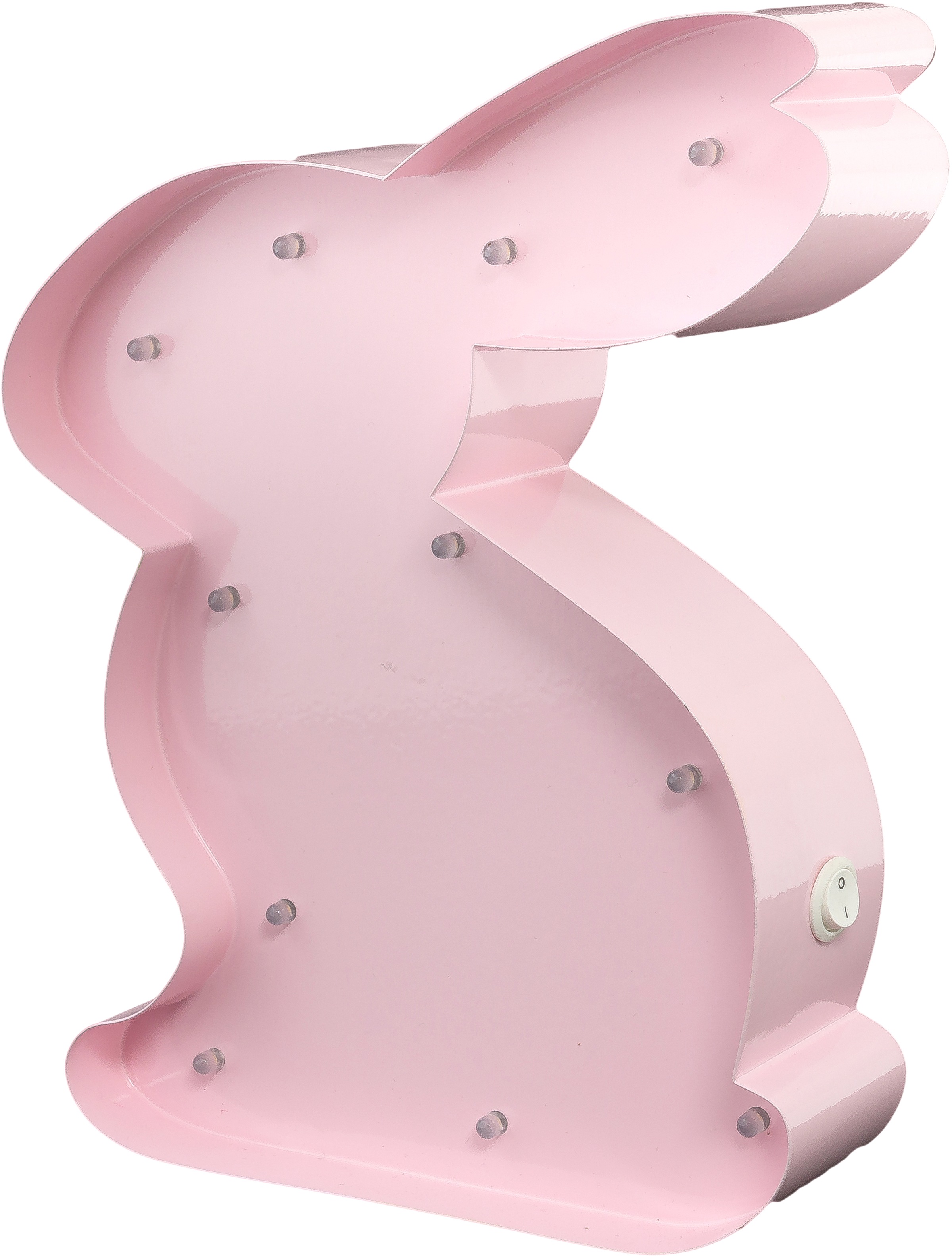MARQUEE LIGHTS LED Dekolicht »Rabbit«, 11 flammig-flammig, Wandlampe, Tischlampe Rabbit mit 11 festverbauten LEDs - 15x23 cm