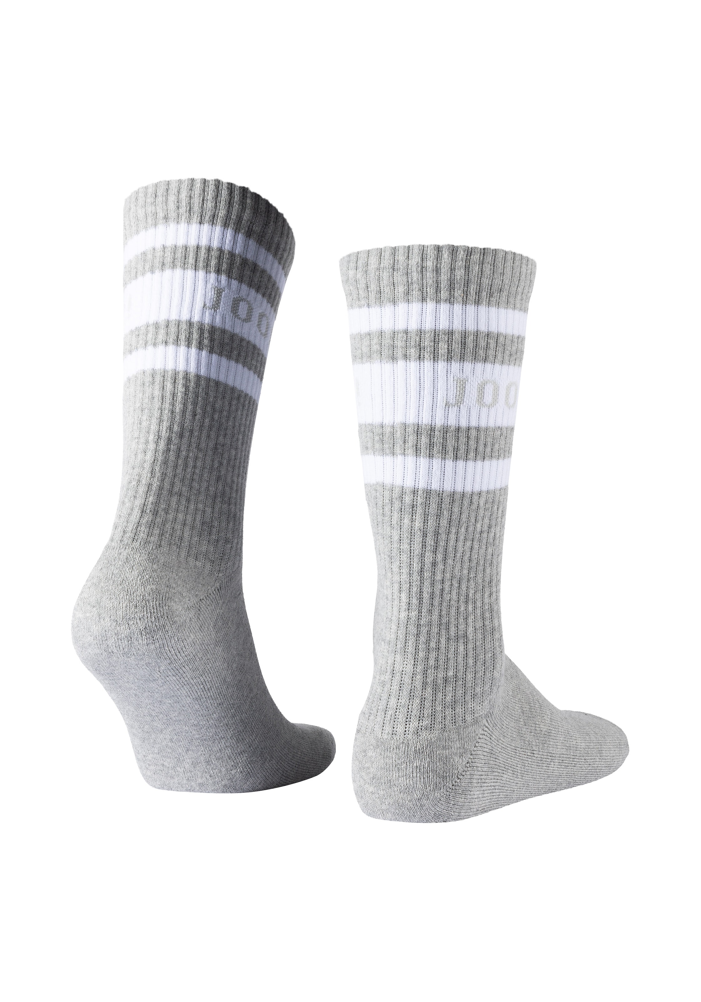 JOOP! Kniestrümpfe »premium essentials«, (2er Pack), am Bund mit Logoschriftzug