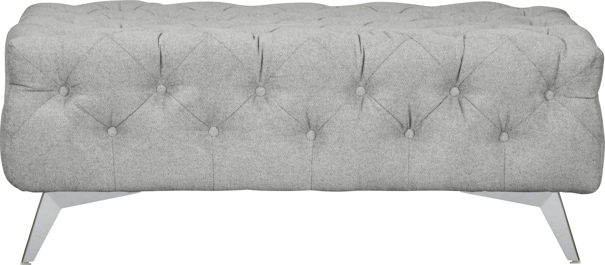 Home affaire Polsterhocker "Amaury" Chesterfield-Optik, Breite 120cm, Fußfa günstig online kaufen