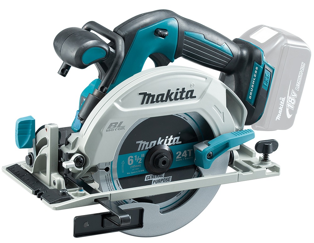 Makita Akku-Handkreissäge "DHS680Z", 57 mm, 18 V. ohne Akku und Ladegerät