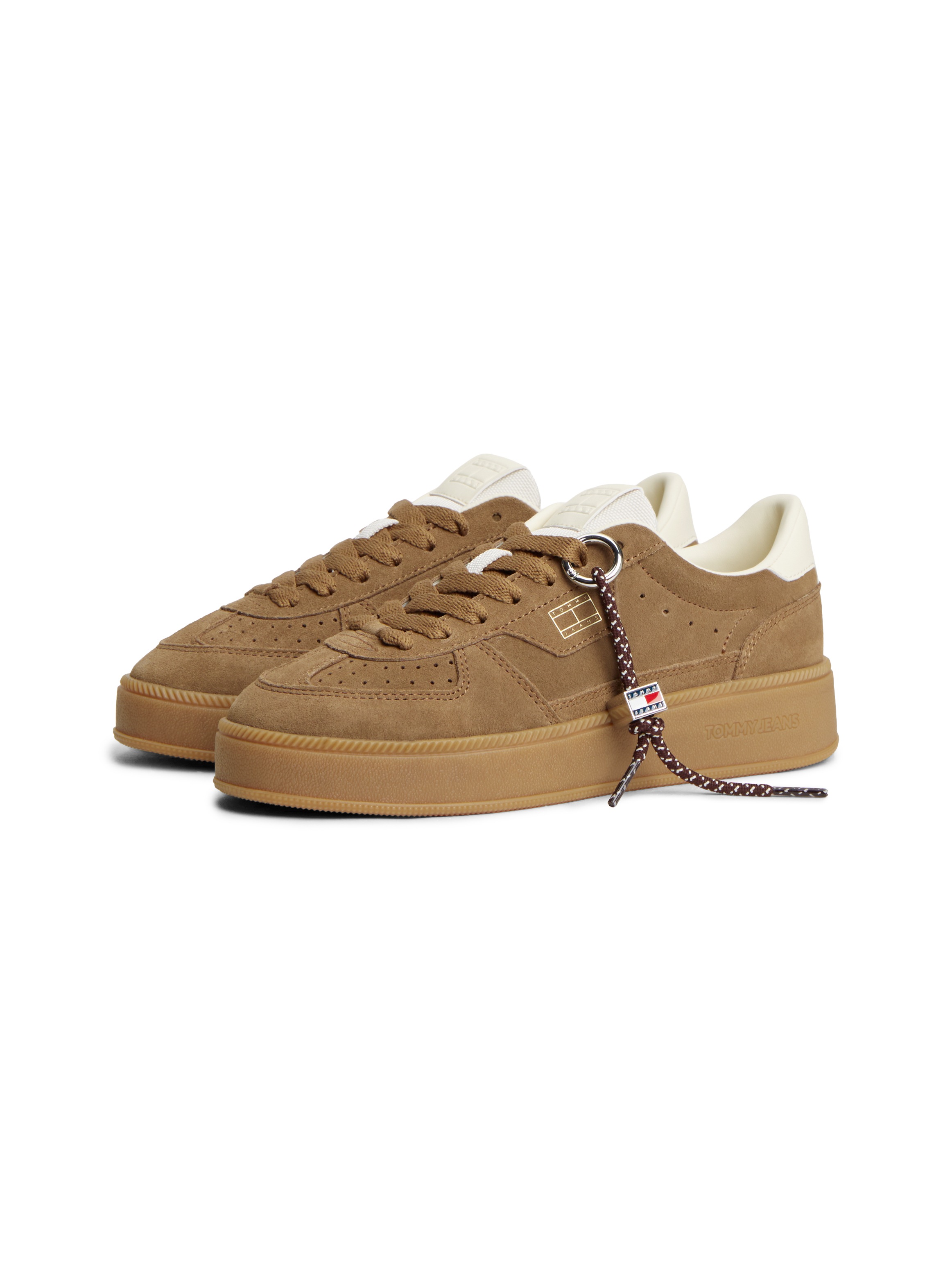 Tommy Jeans Plateausneaker "THE GREENWICH EDGE MAX" Freizeitschuh, Halbschuh, Schnürer mit Besatz an der Ferse