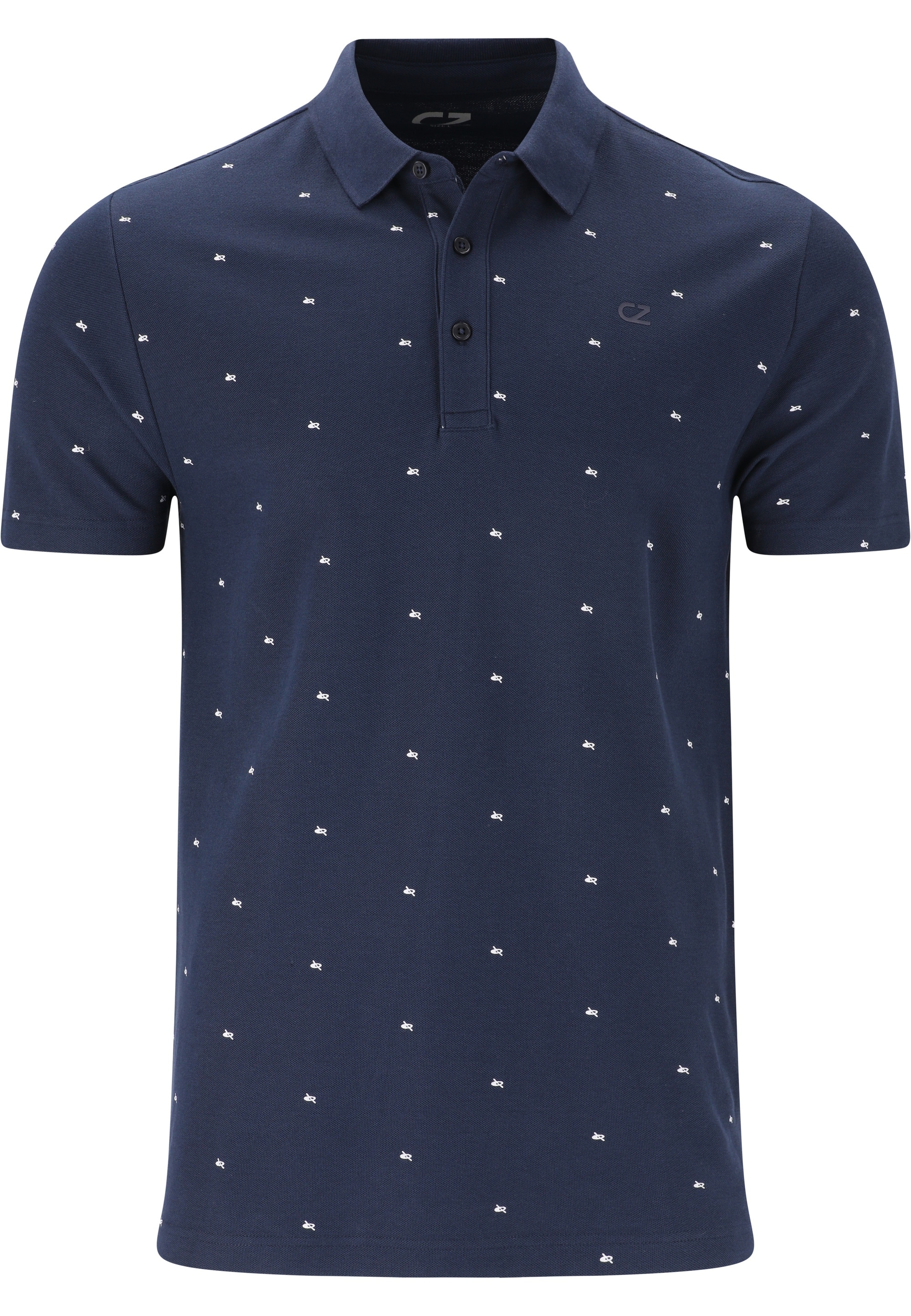 CRUZ Langarm-Poloshirt »Ashbur«, mit Baumwoll-Touch und lässiger Optik