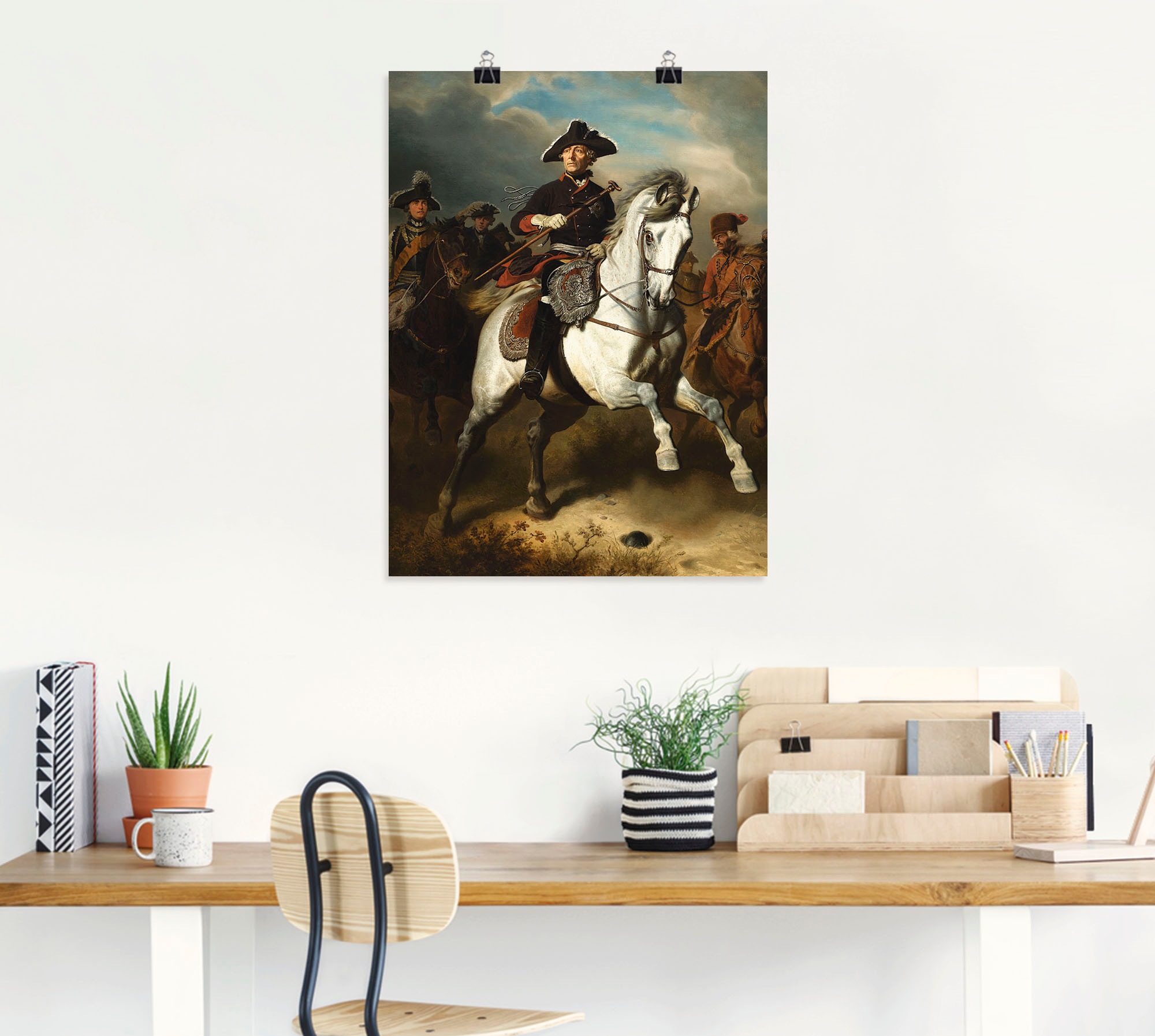 Artland Wandbild "Friedrich der Große zu Pferde. 1861" Menschen 1 Stk. tlg. günstig online kaufen