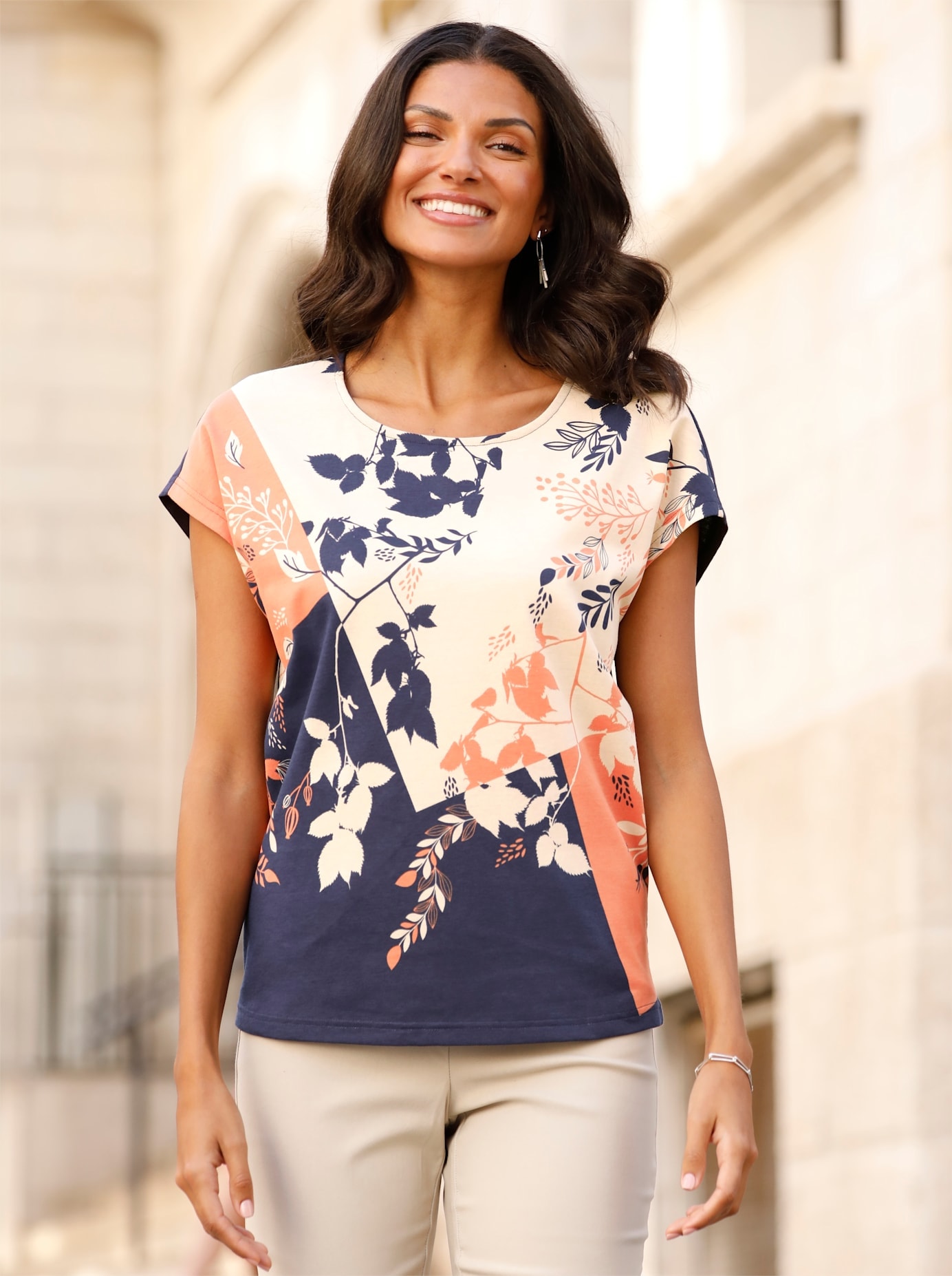 Classic Basics Kurzarmshirt "Kurzarm-Shirt" 1 Stk. tlg. günstig online kaufen