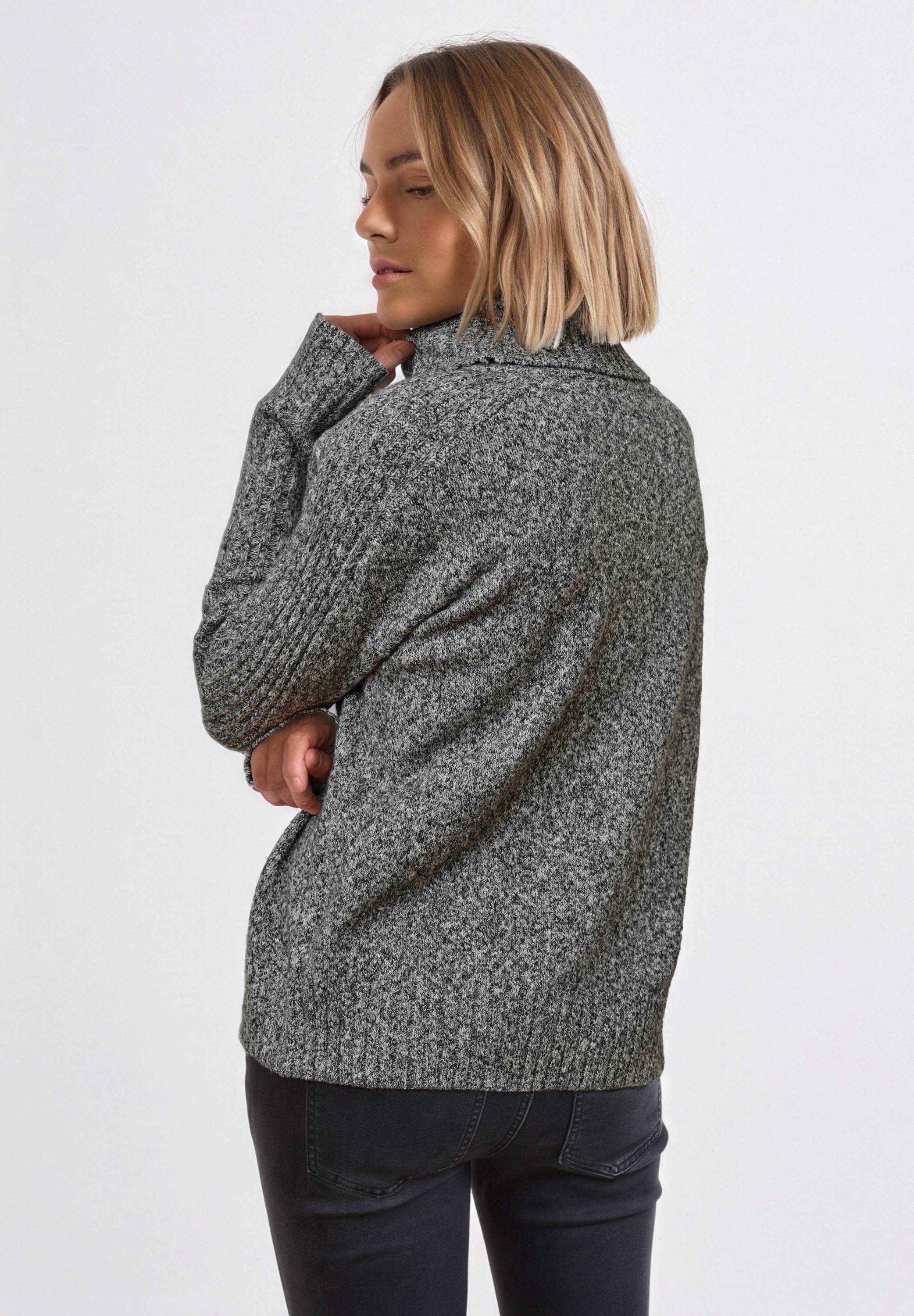 STREET ONE STUDIO Rollkragenpullover im soften Baumwoll-Mix günstig online kaufen
