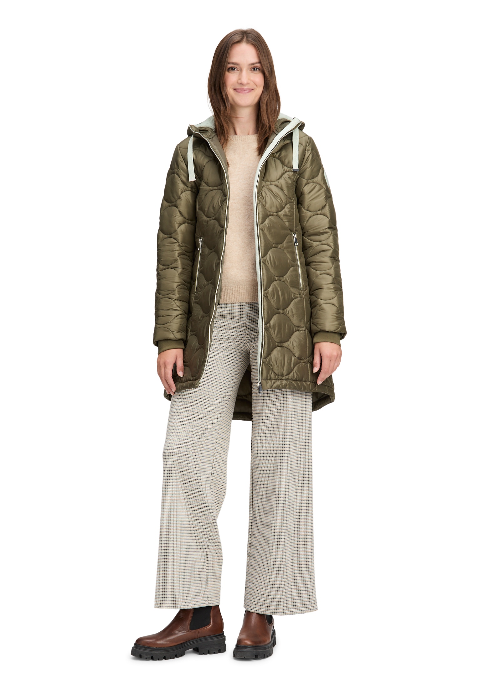 Cartoon Outdoorjacke »Damen mit Kapuze« mit Kapuze