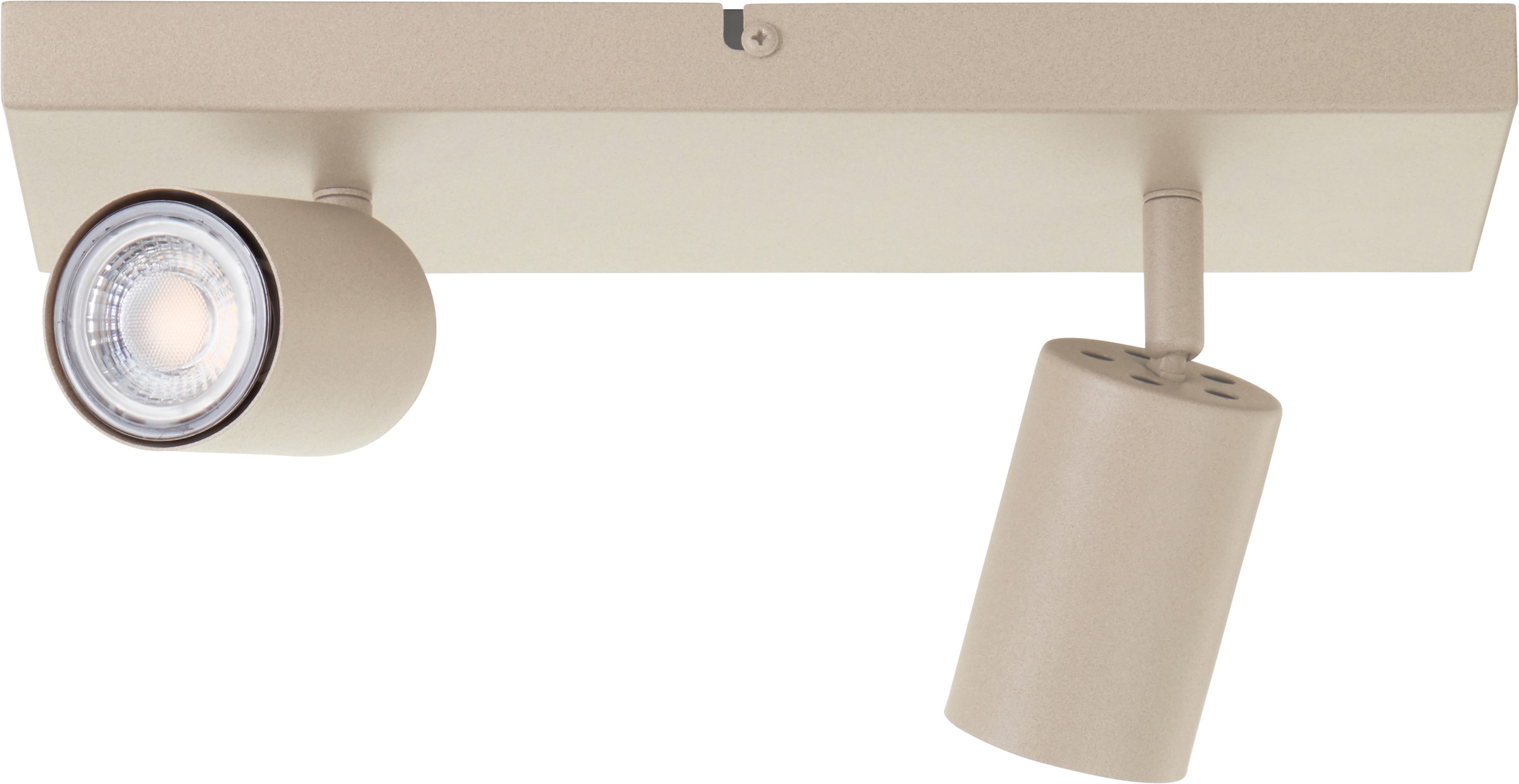 Brilliant Deckenstrahler »Jello« GU10 1 Stk. Warmweiß GU10 LED inkl., 350 lm, 3000 K, schwenkbar, Metall, champagnerfarben