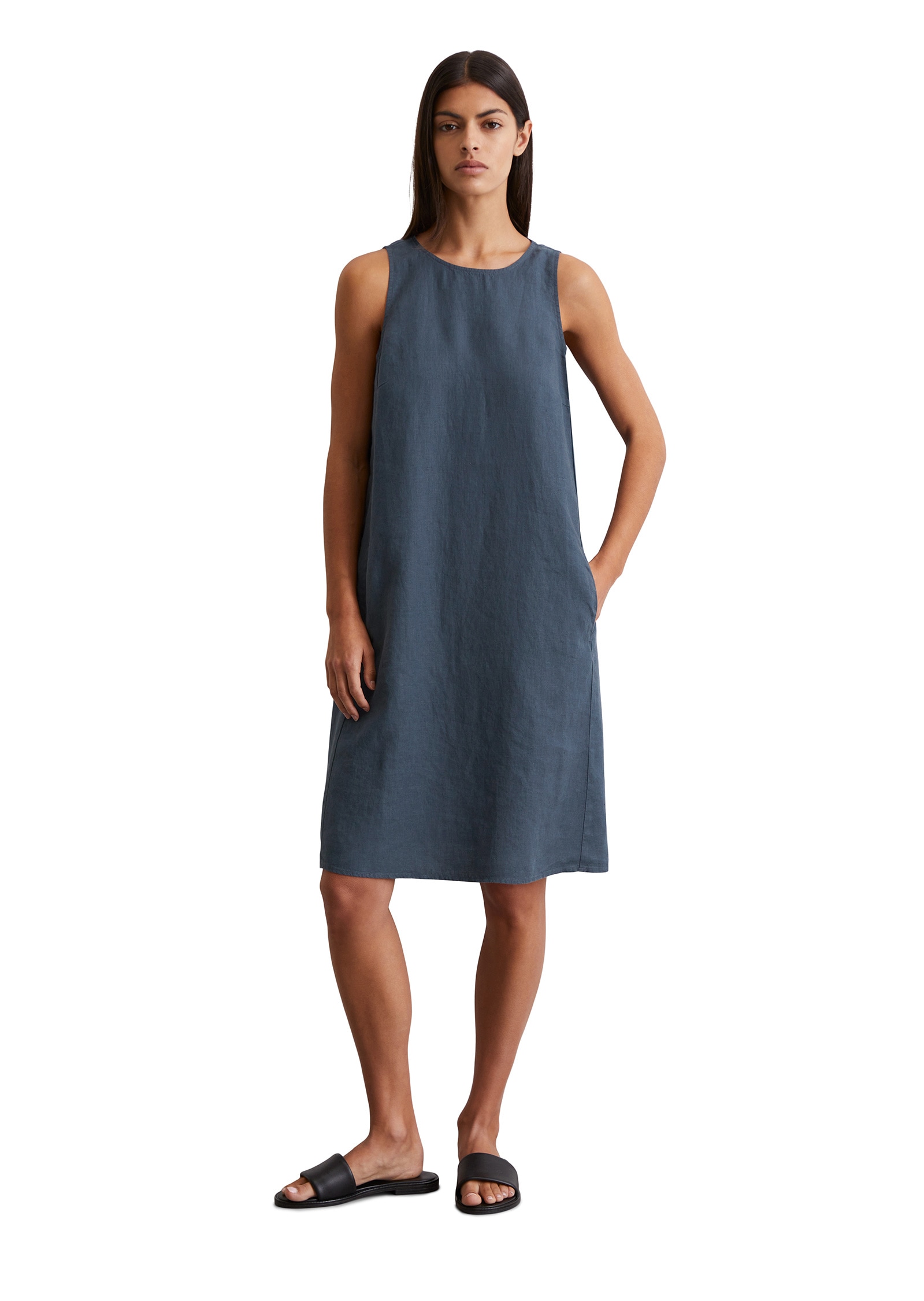 Marc O'Polo Midikleid »in A-Linie geschnitten«