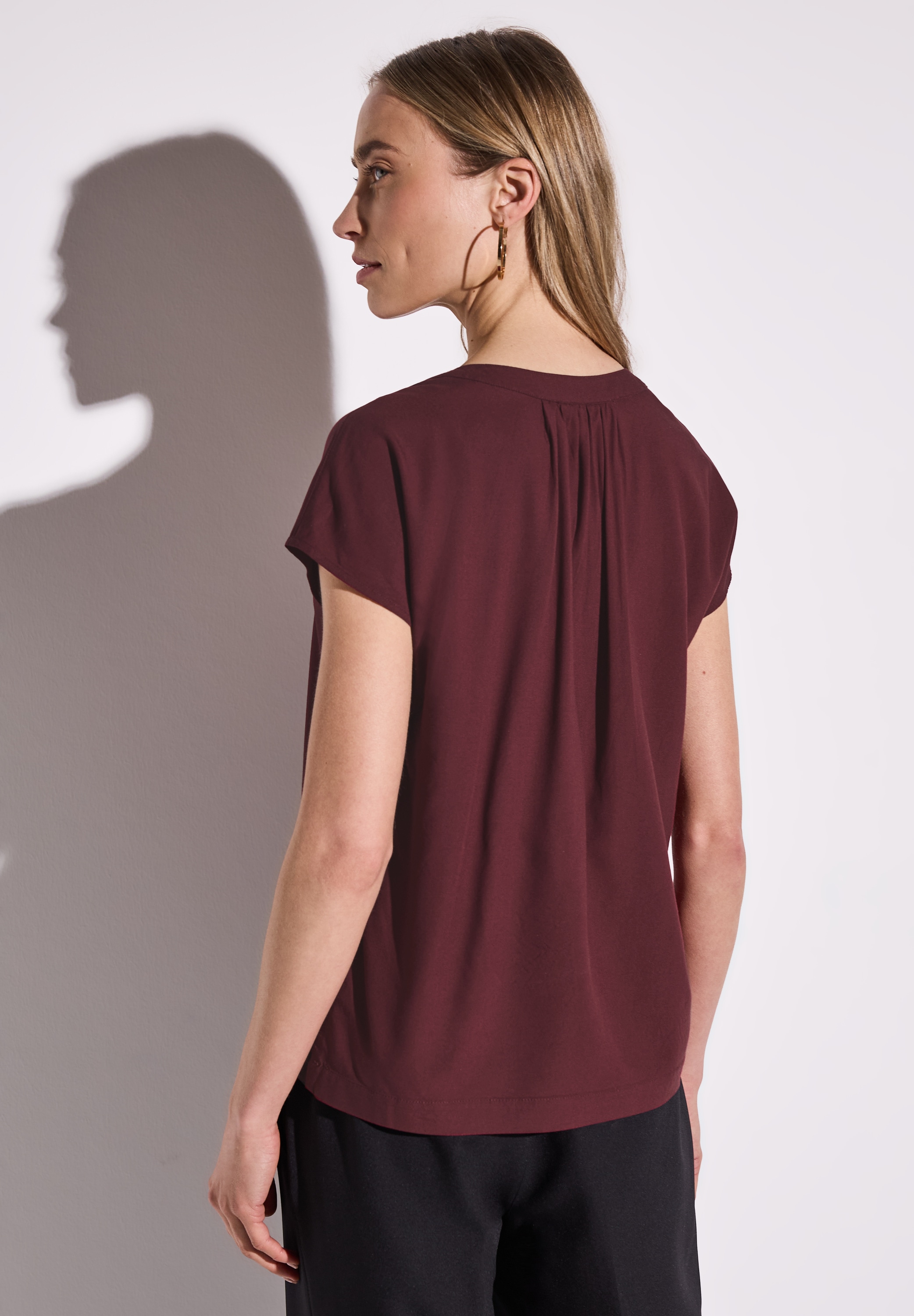 STREET ONE Hemdbluse, aus softer Viskose