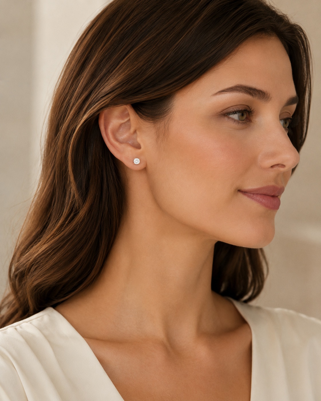 ONE ELEMENT Paar Ohrstecker »Ohrstecker Ohrringe aus 585 Gold« mit 2 Lab Grown Diamanten 0,66 ct