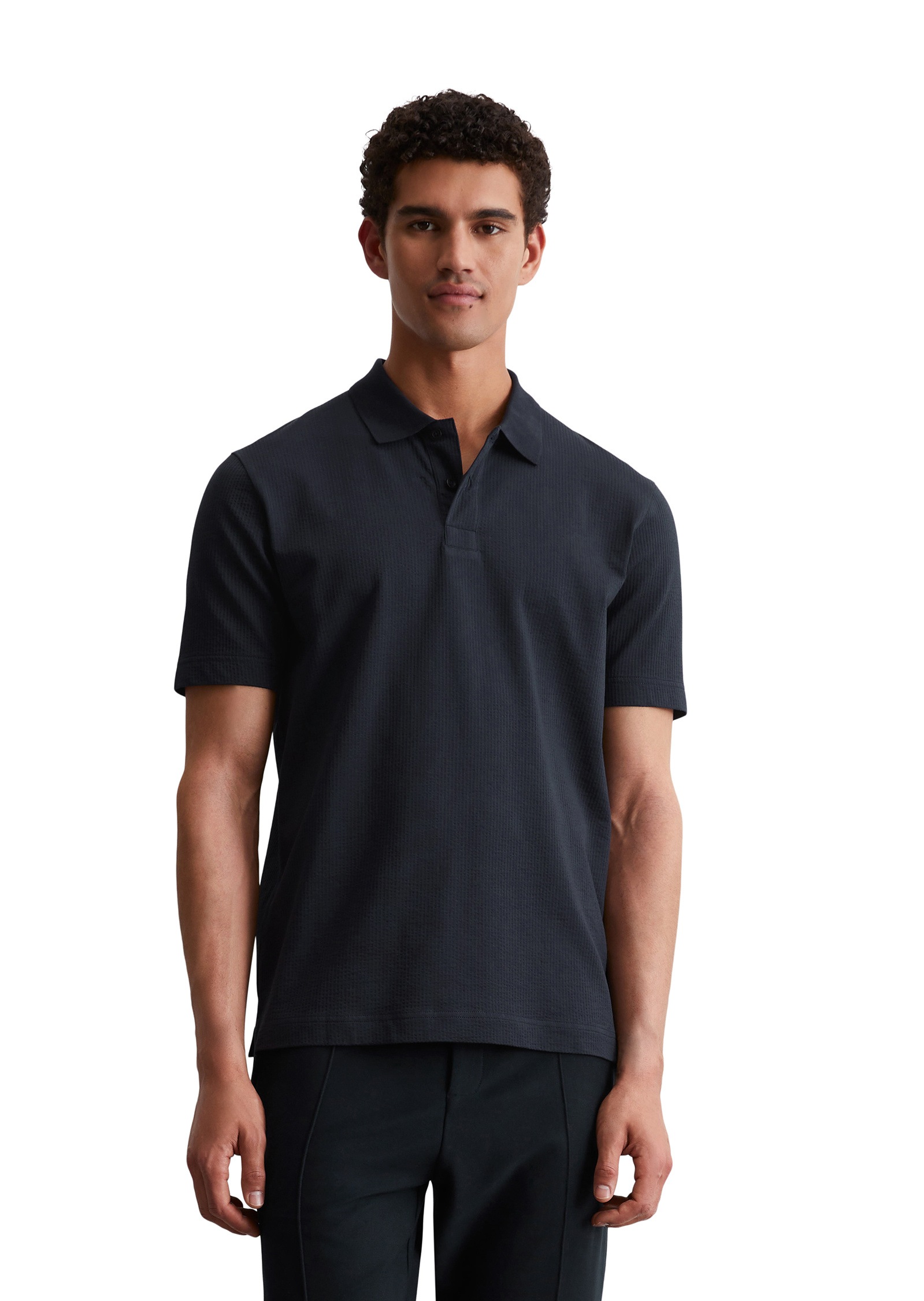 Marc OPolo Poloshirt "aus Bio-Baumwoll-Mix" günstig online kaufen